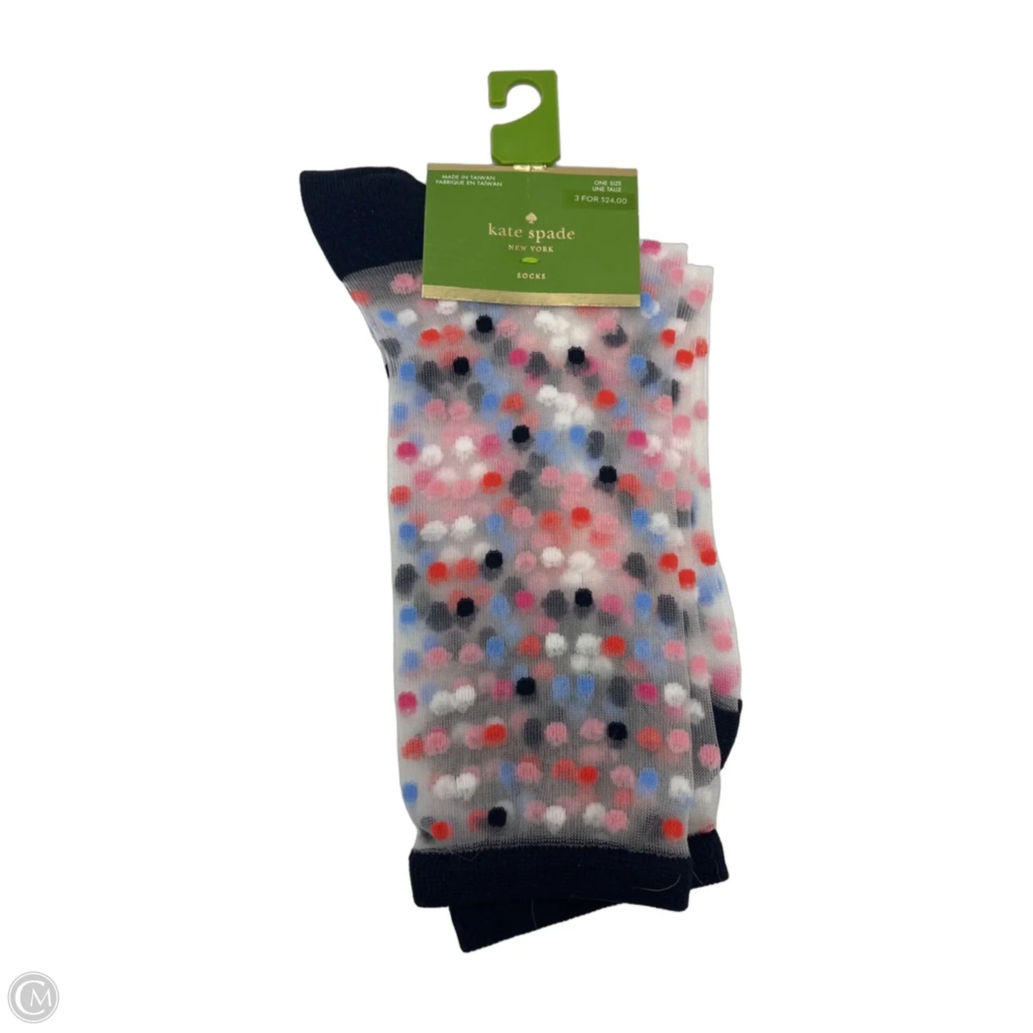New! Socks Designer By Kate Spade In Size 9-11