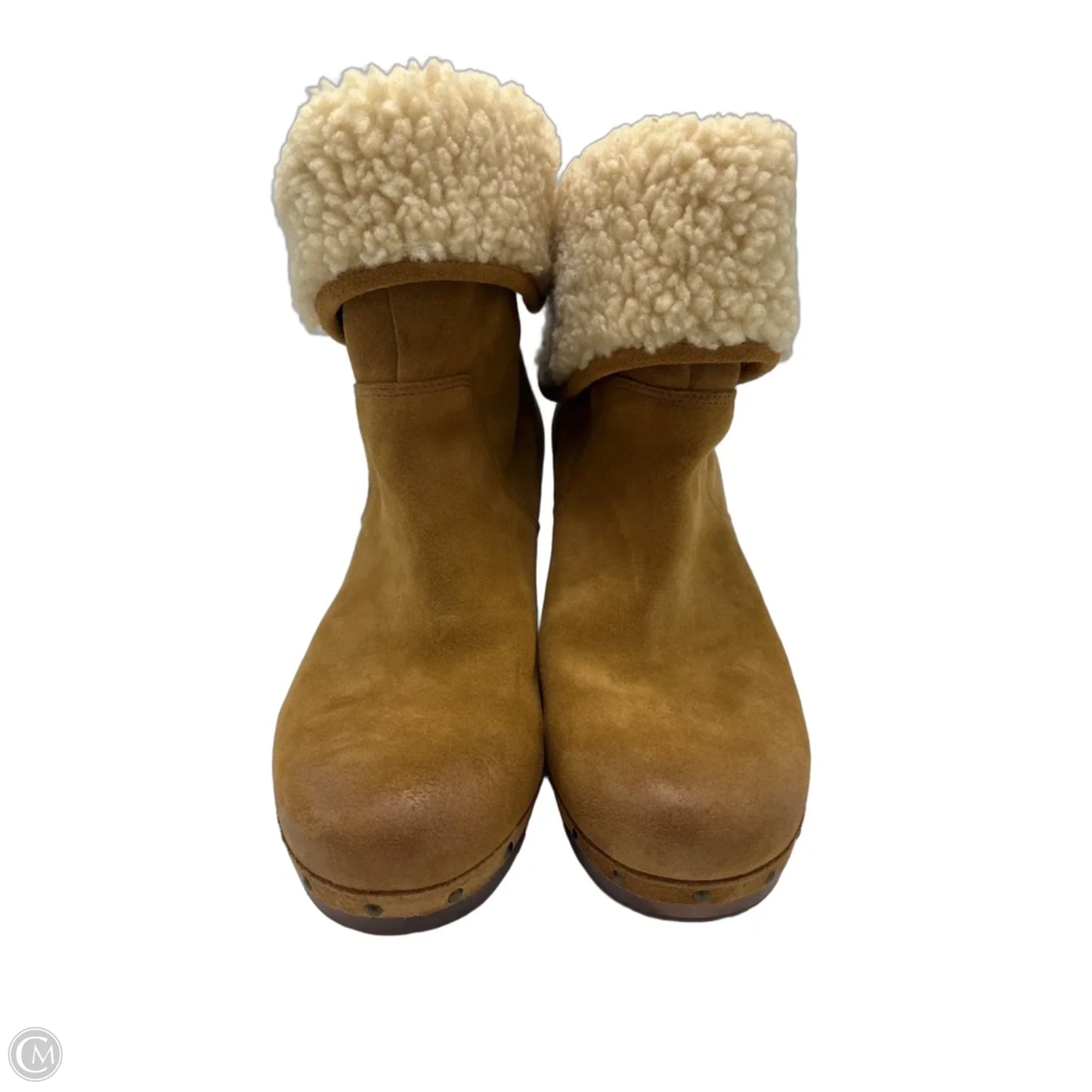 New! Boots Designer By UGG In Brown, Size: 9