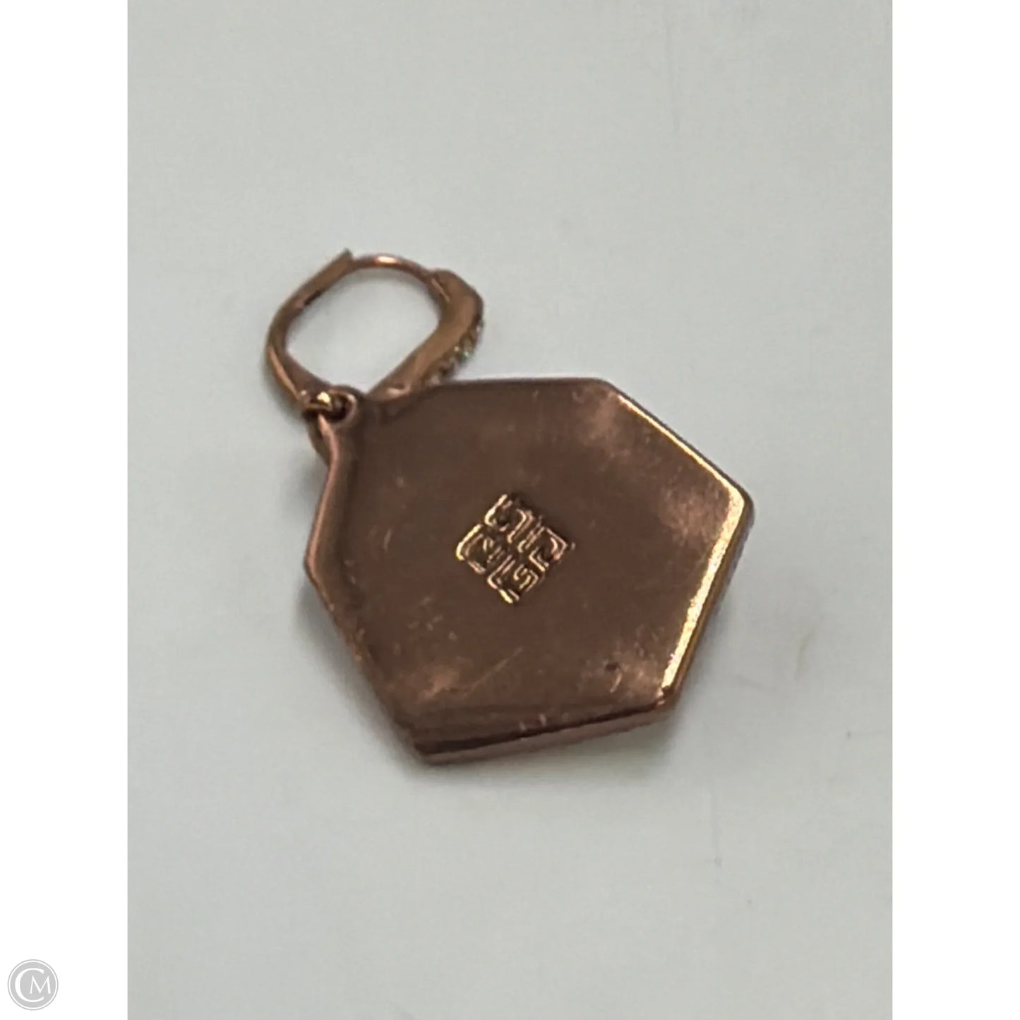 Givenchy Hexagonal Crystal Designer Drop Earrings