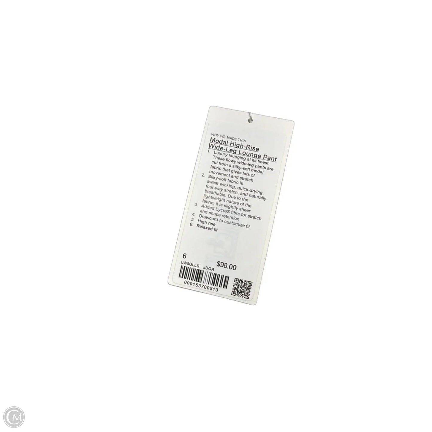 New! Modal High-Rise Wide-Leg Lounge Pant By Lululemon In Grey, Size: S