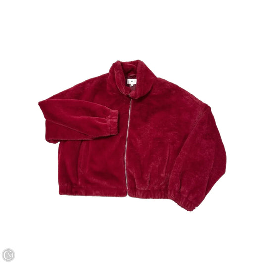 Jacket Fleece By Bp In Red, Size: Xl