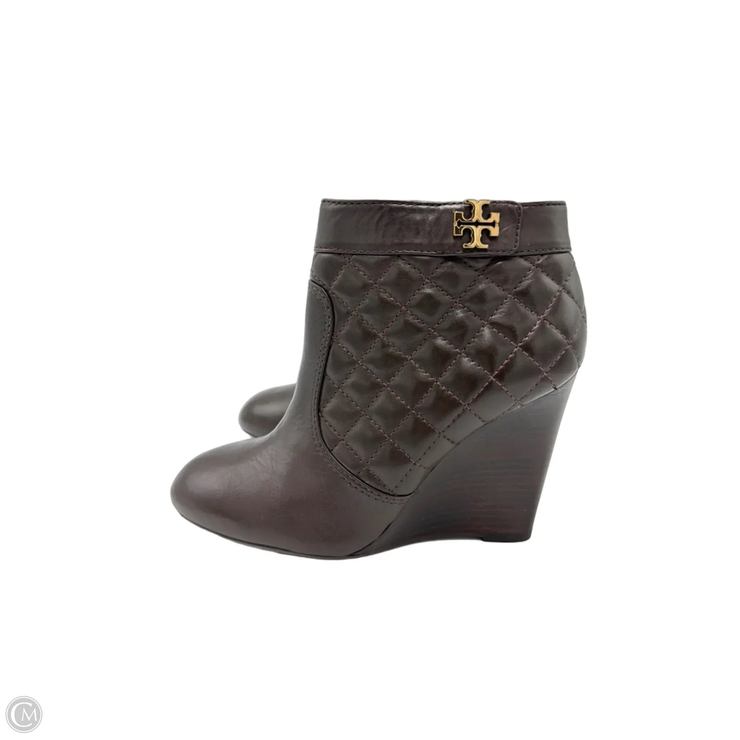 Boots Designer By Tory Burch In Brown, Size: 8