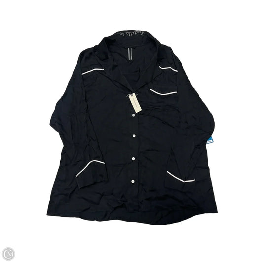 New! Pajama Top Long Sleeve By Anthropologie In Black, Size: S