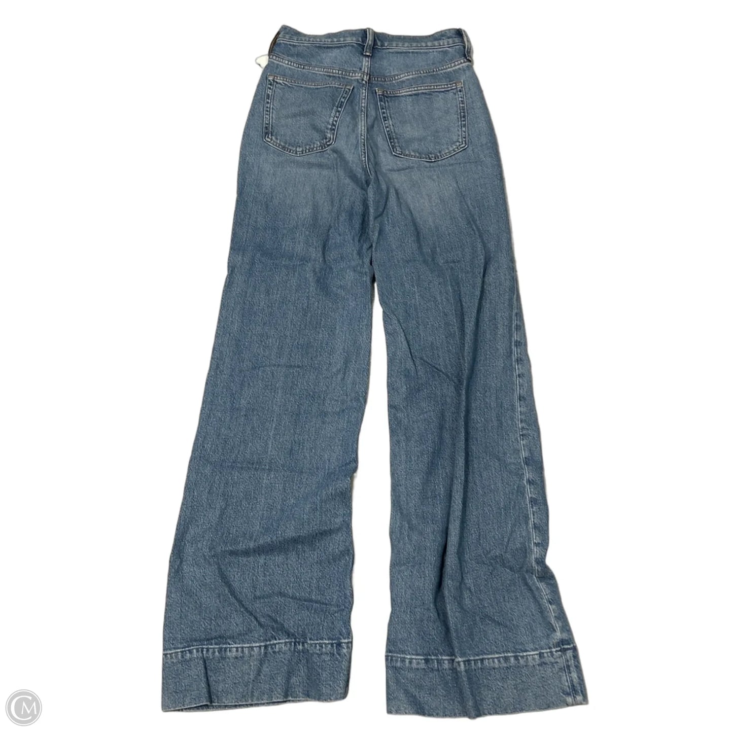 Pants Wide Leg By J. Crew In Blue Denim, Size: 0