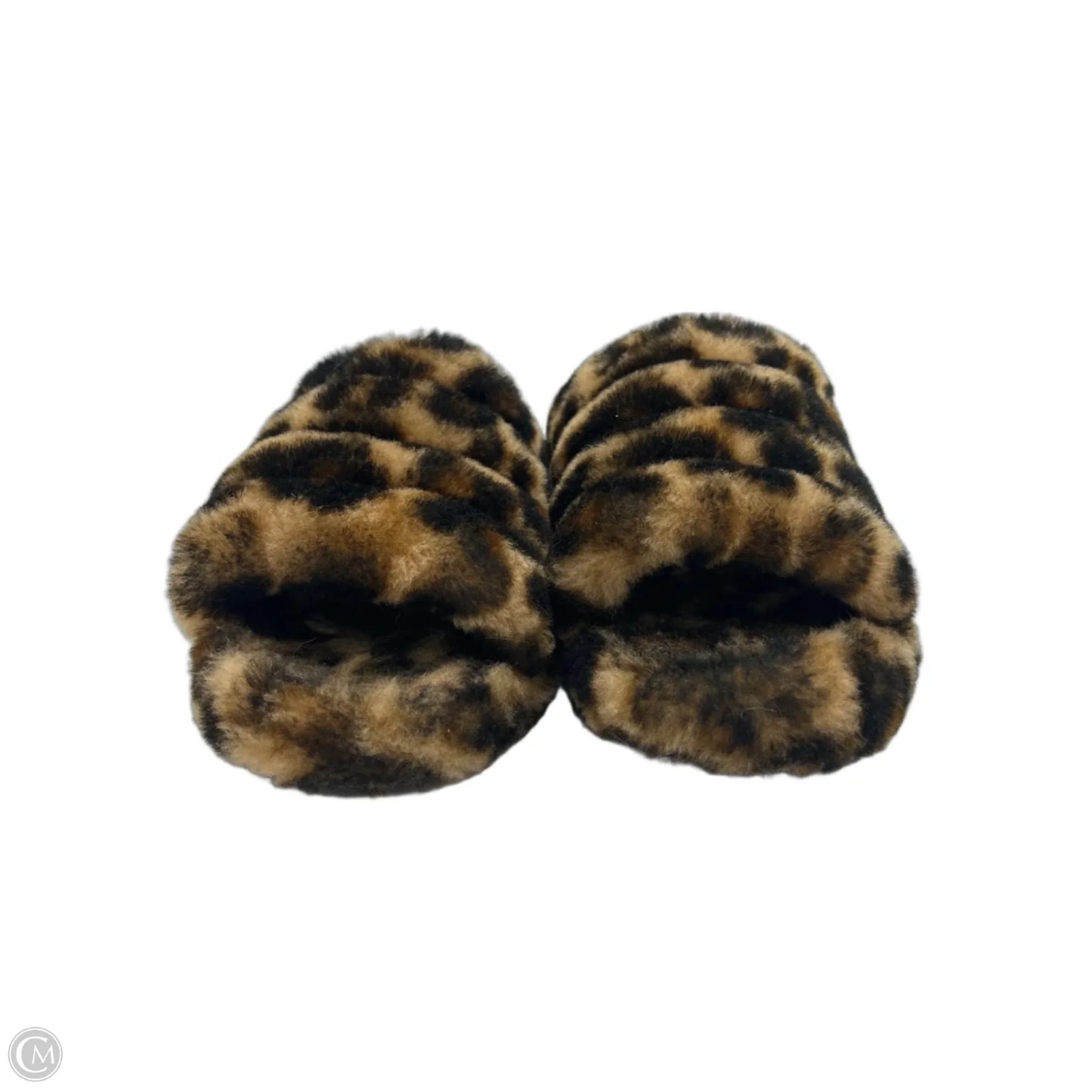 Slippers Designer By UGG In Animal Print, Size: 5