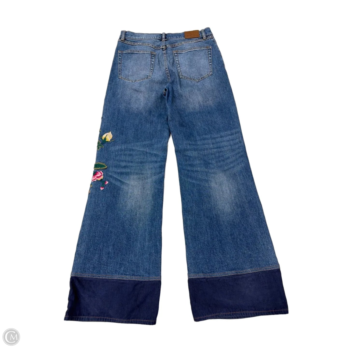Johnny Was Cropped Wide Leg Amore Designer Jeans, Size: 4