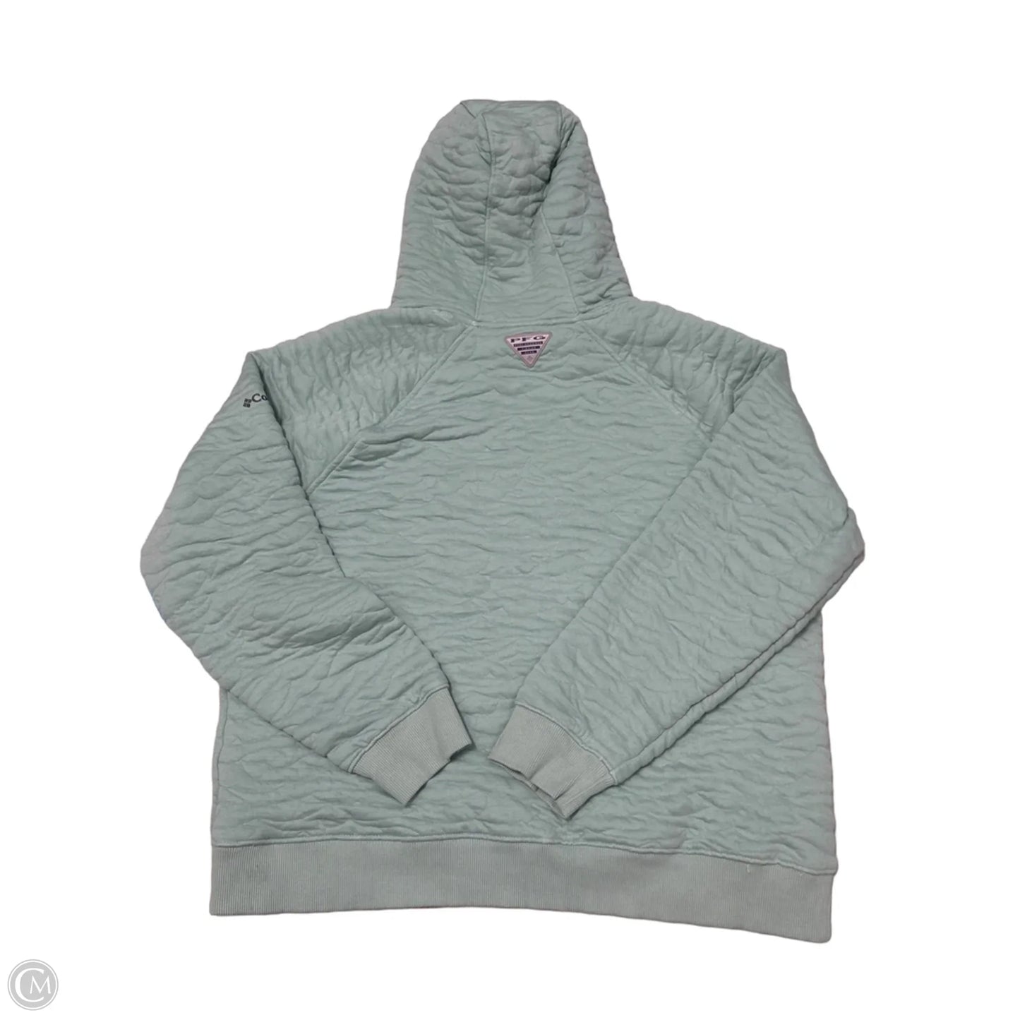 Sweatshirt Hoodie By Columbia In Green, Size: Xl