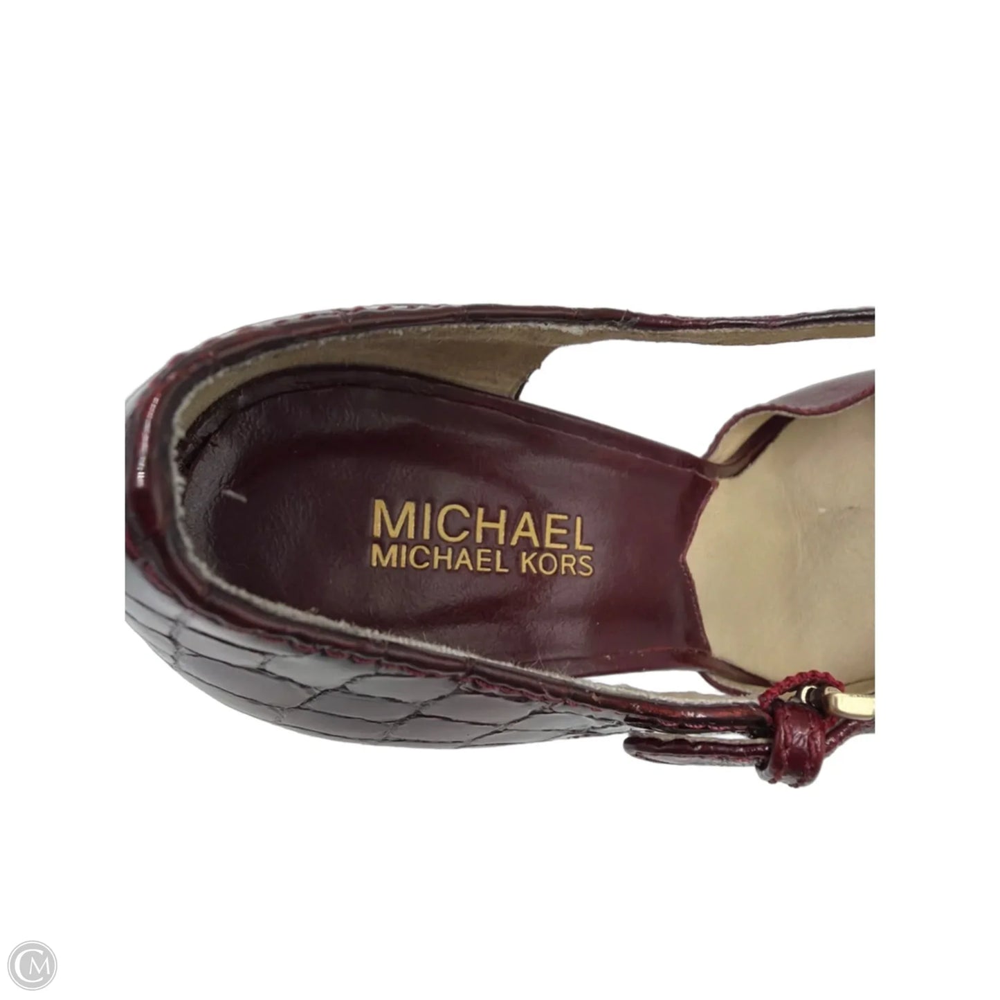 Shoes Designer By Michael Kors In Red, Size: 9
