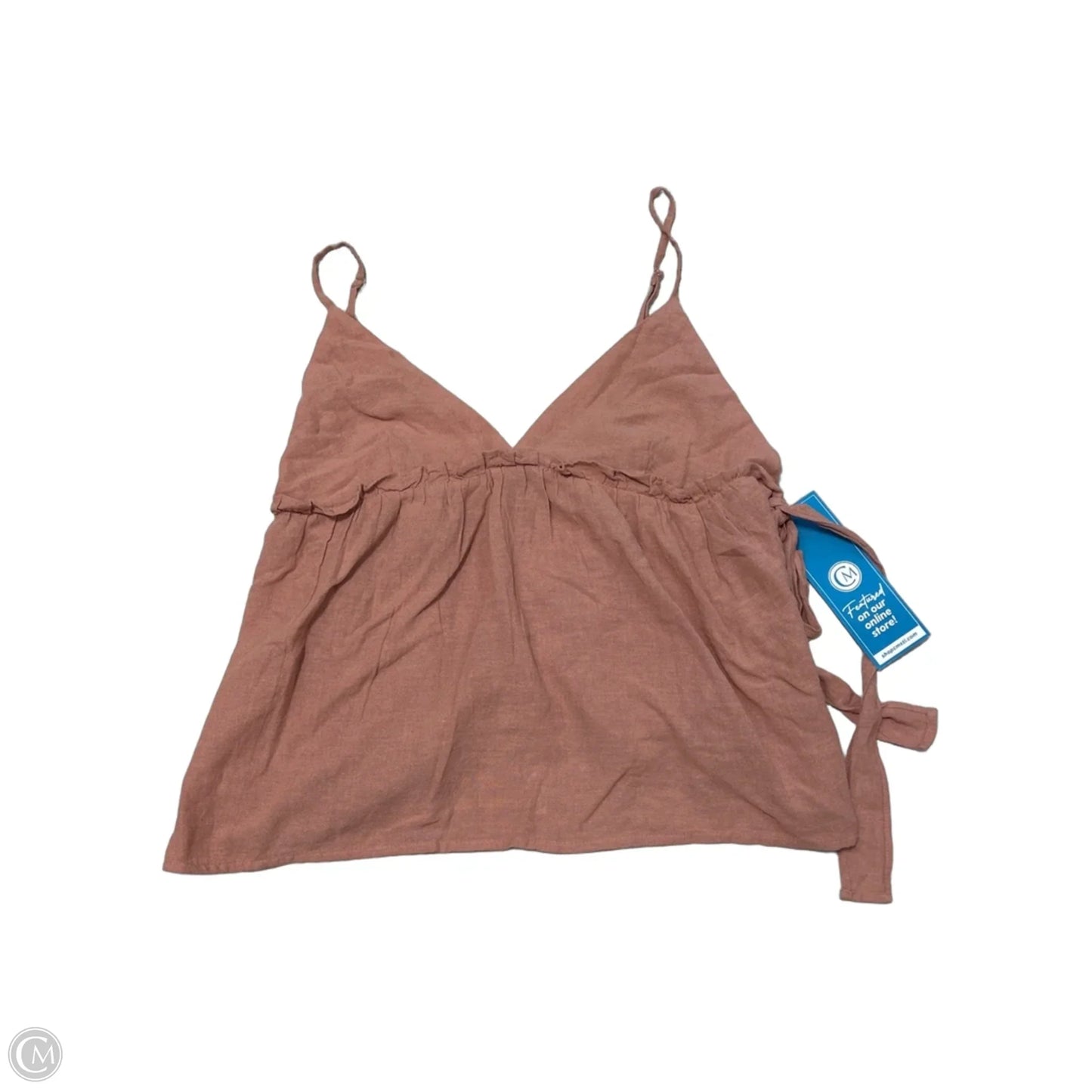 Top Sleeveless By Zara In Pink, Size: Xl