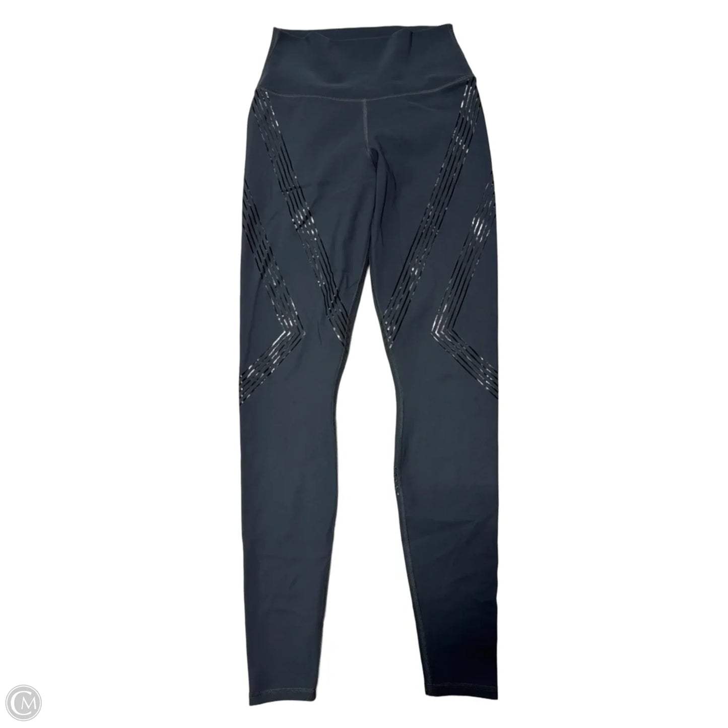 Athletic Leggings By Alo In Grey, Size: S