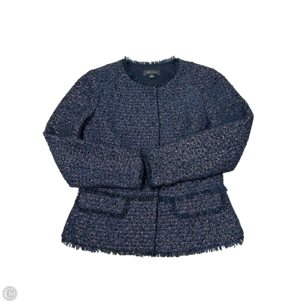 Blazer By Ann Taylor In Navy, Size: Xs