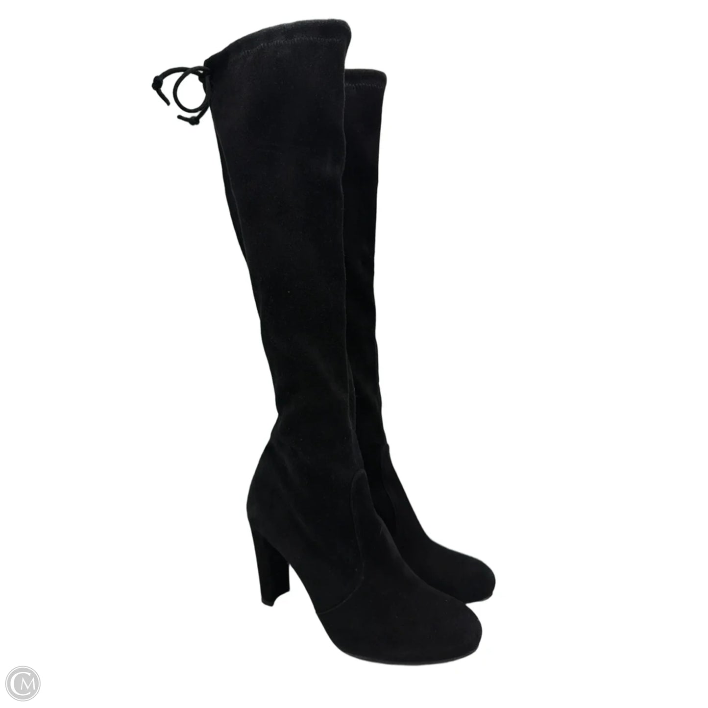 Boots Designer By Stuart Weitzman In Black, Size: 5.5