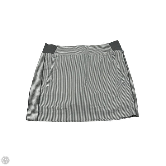 Athletic Skirt By Athleta In Striped Pattern, Size: L