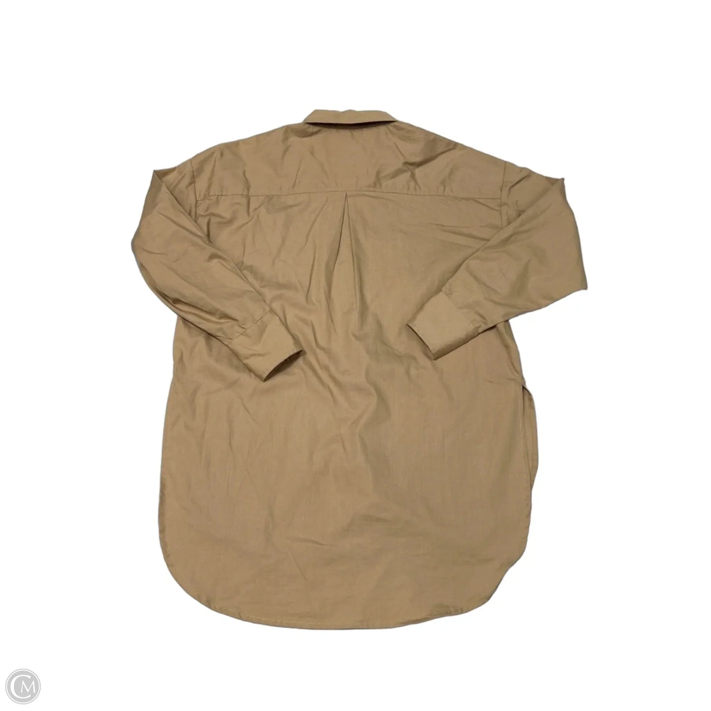 Blouse Long Sleeve By Maeve In Brown, Size: Xxs