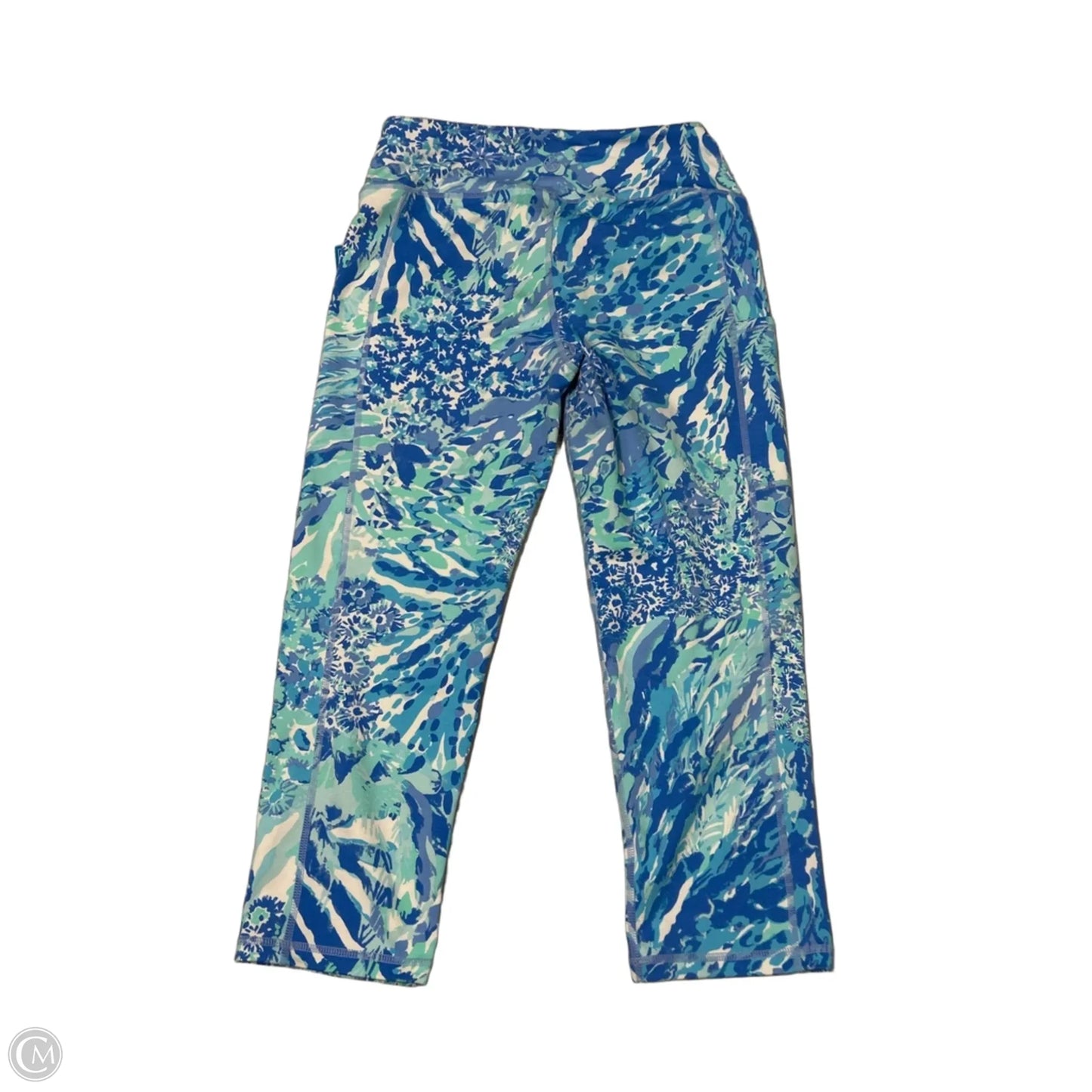 Pants Designer By Lilly Pulitzer In Blue & White, Size: M