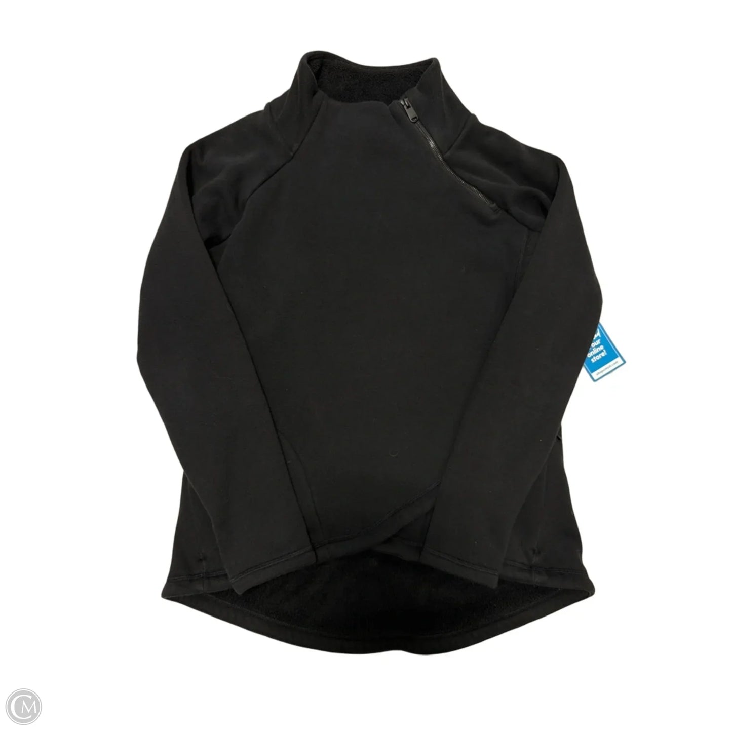 Athletic Sweatshirt Collar By Athleta In Black, Size: S