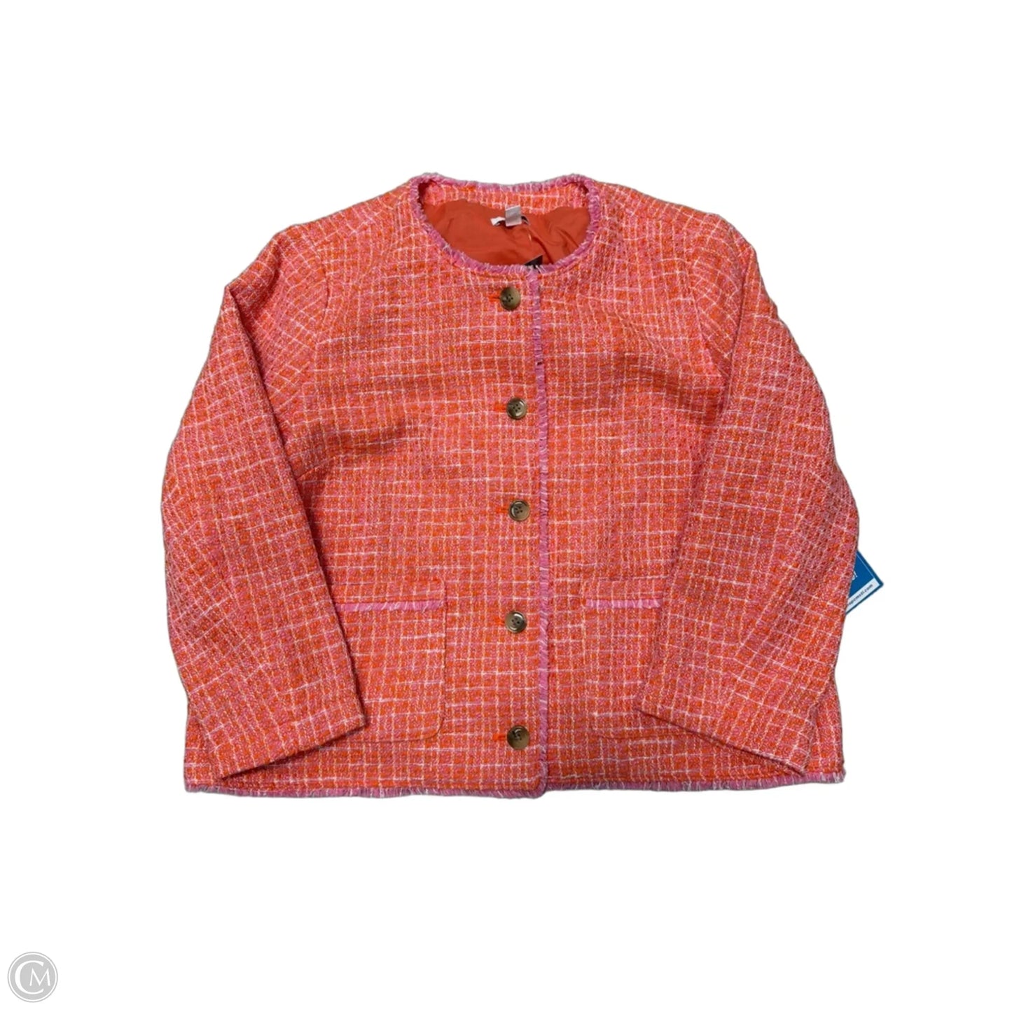 New! Blazer By J. Jill In Orange & Pink, Size: Lp