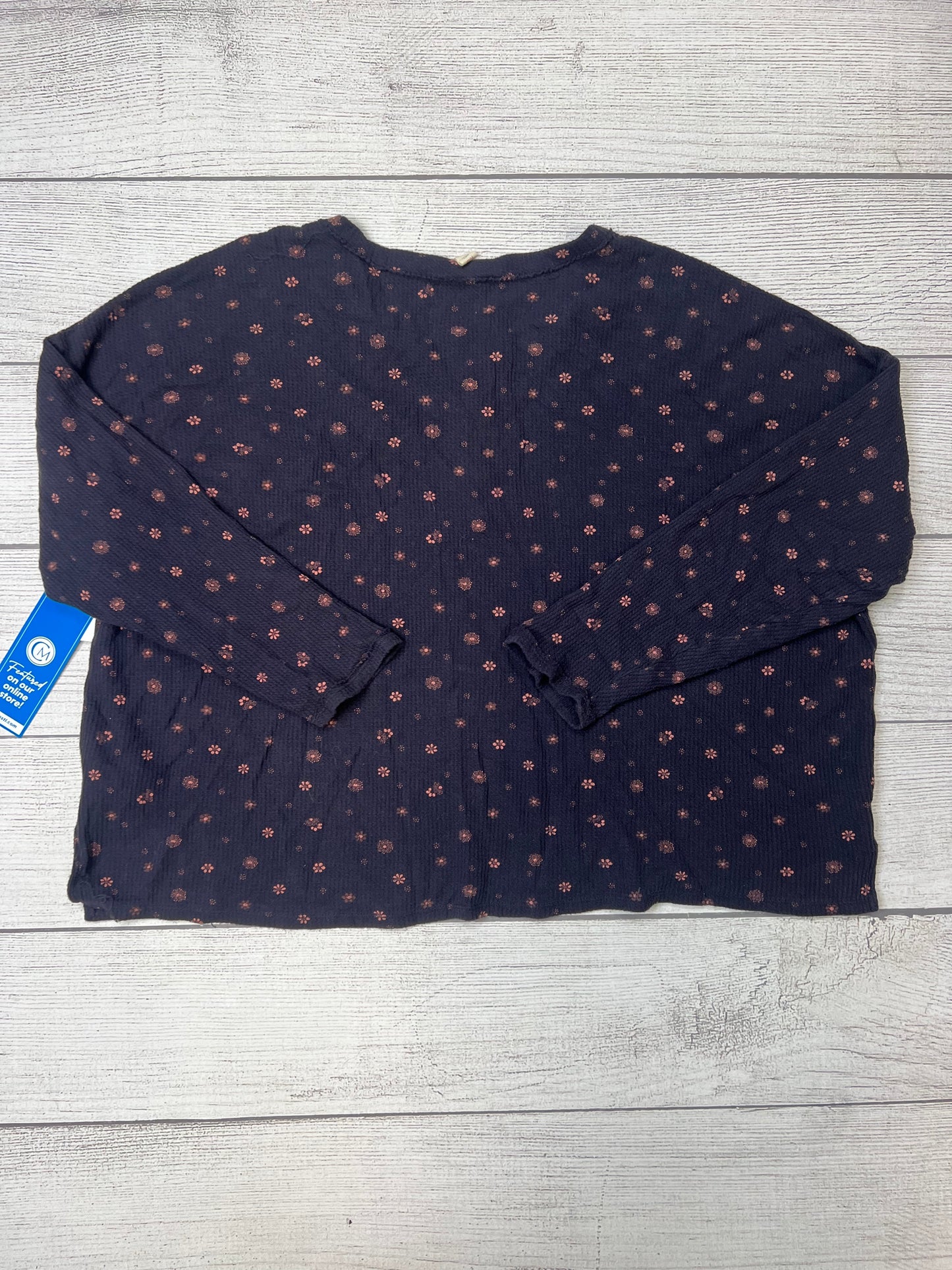 Navy Top Long Sleeve Madewell, Size Xxl