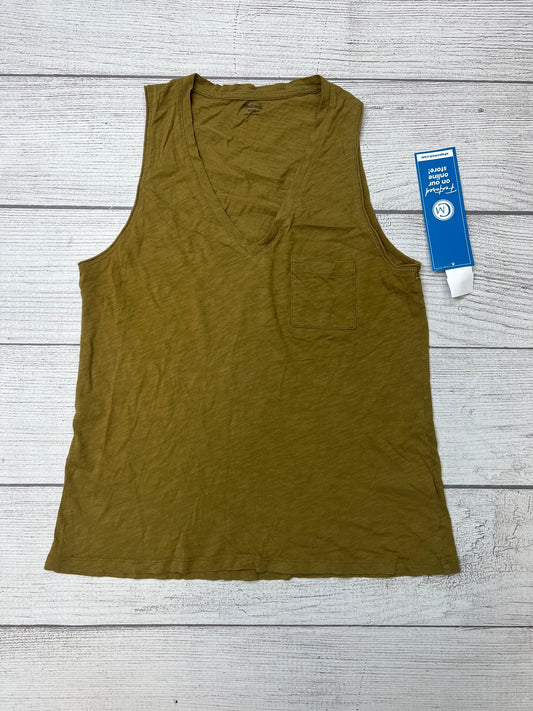 Olive Top Sleeveless Madewell, Size S