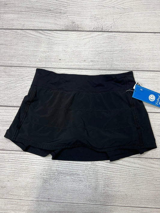 Black Athletic Skirt Skort Lululemon, Size M