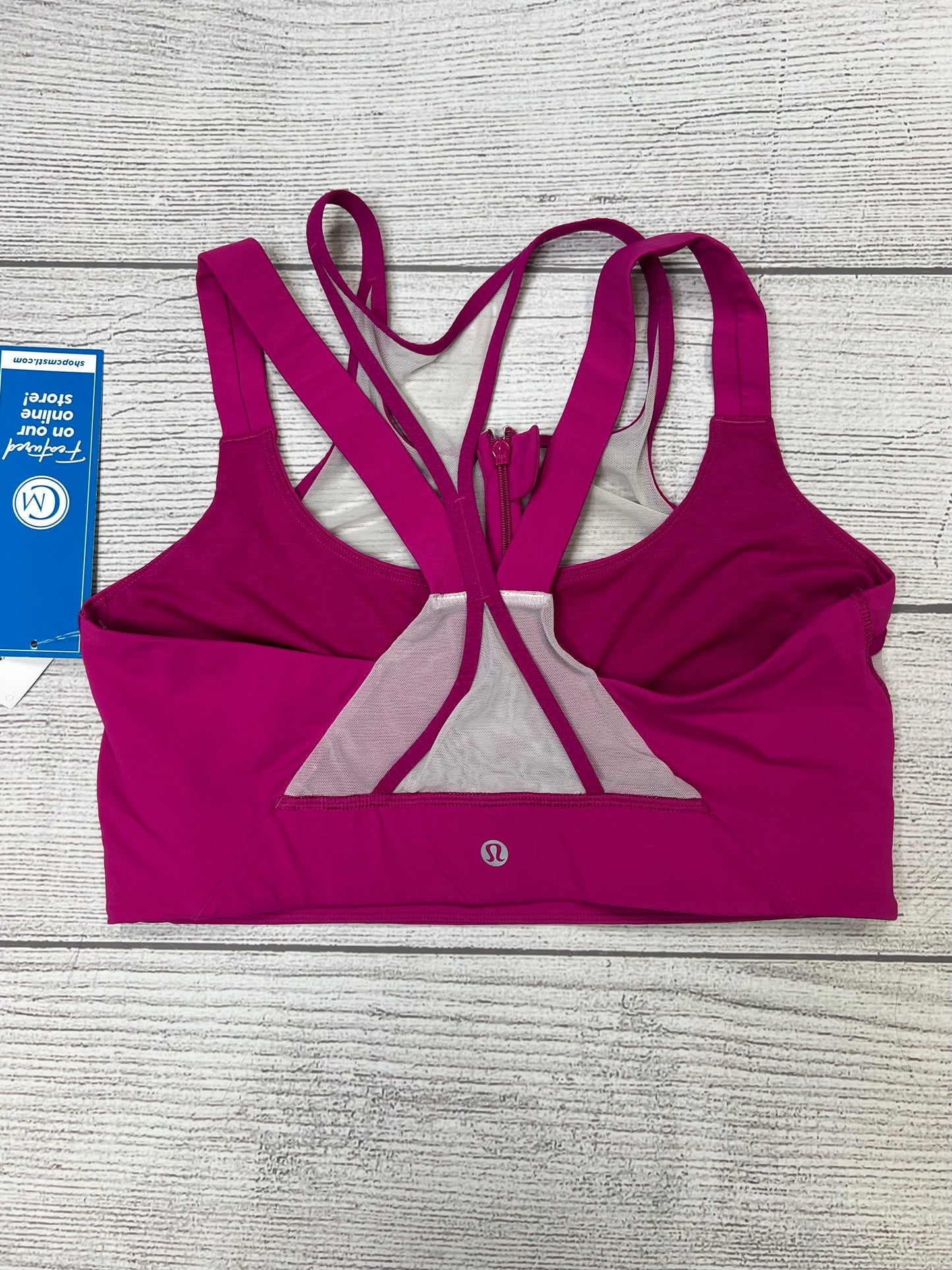 Pink Athletic Bra Lululemon, Size L