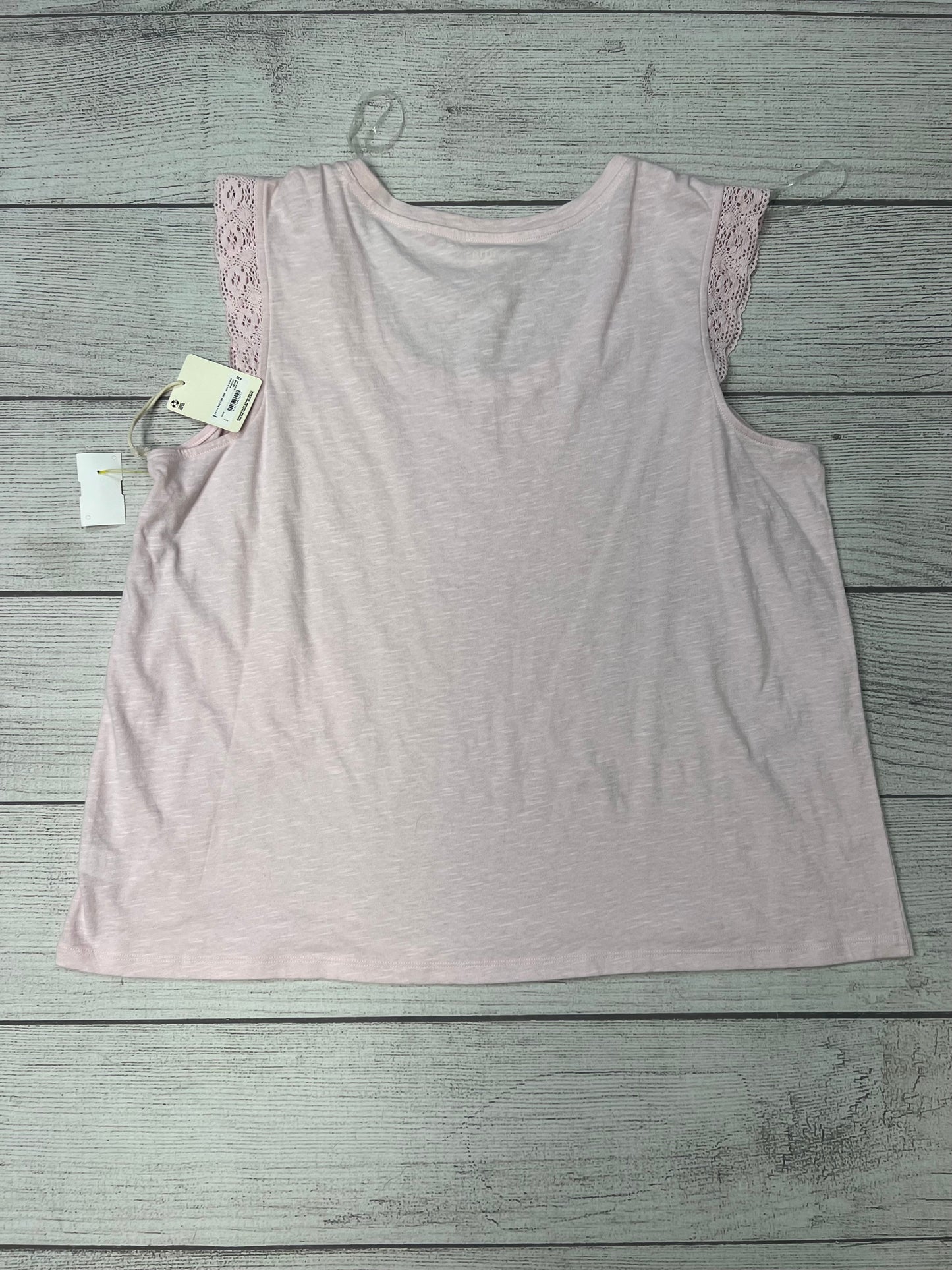 Pink Top Sleeveless Ana, Size Xxl