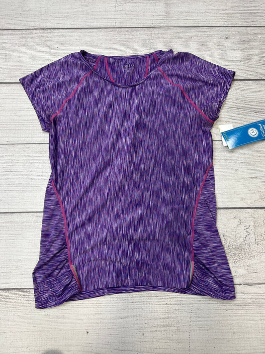 Purple Athletic Top Short Sleeve Athleta, Size M