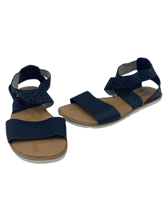 Blue Sandals Designer Sorel, Size 7.5