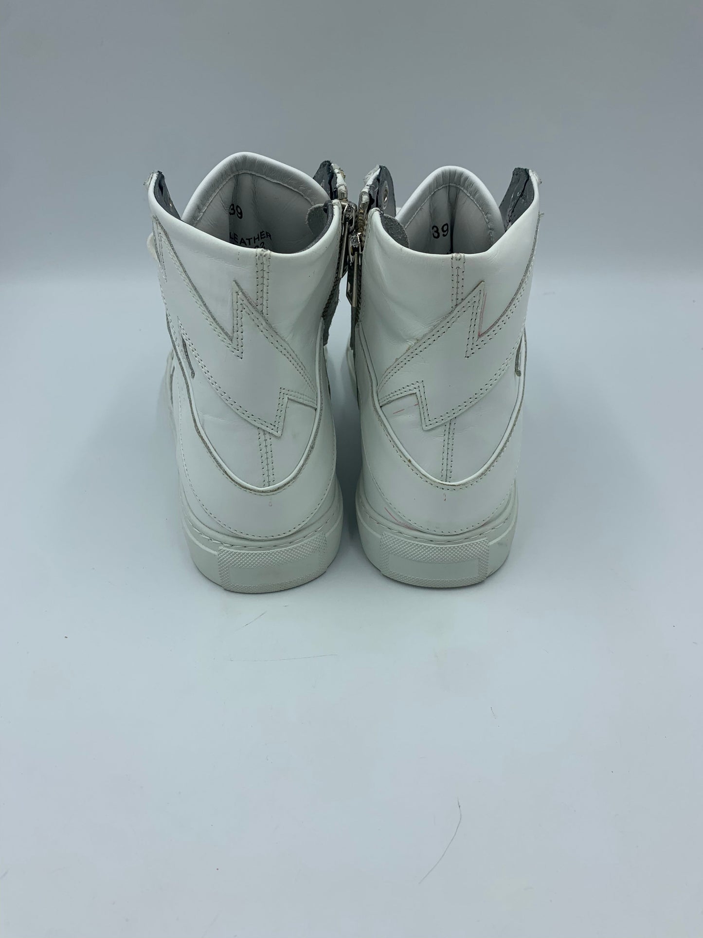 White Shoes Designer Zadig And Voltaire, Size 8.5