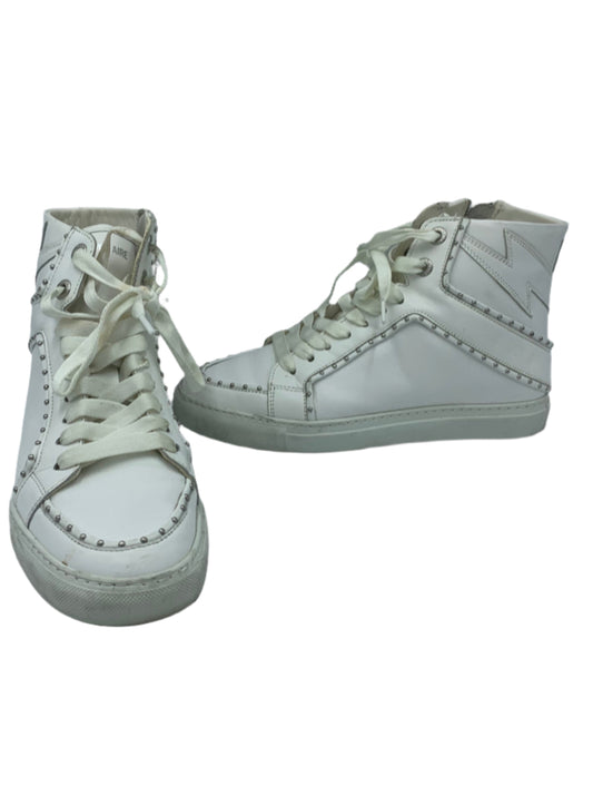 White Shoes Designer Zadig And Voltaire, Size 7.5