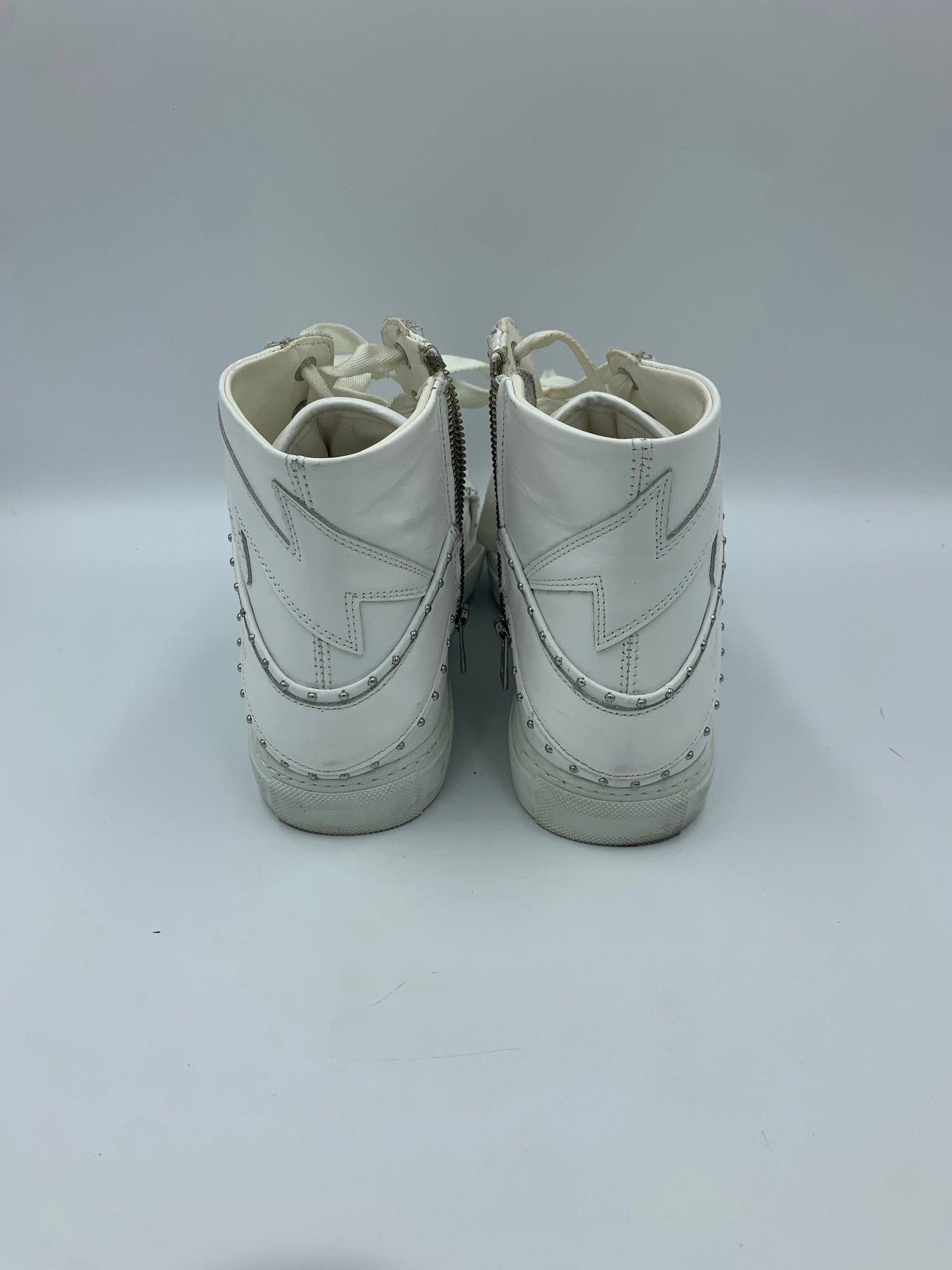 White Shoes Designer Zadig And Voltaire, Size 7.5