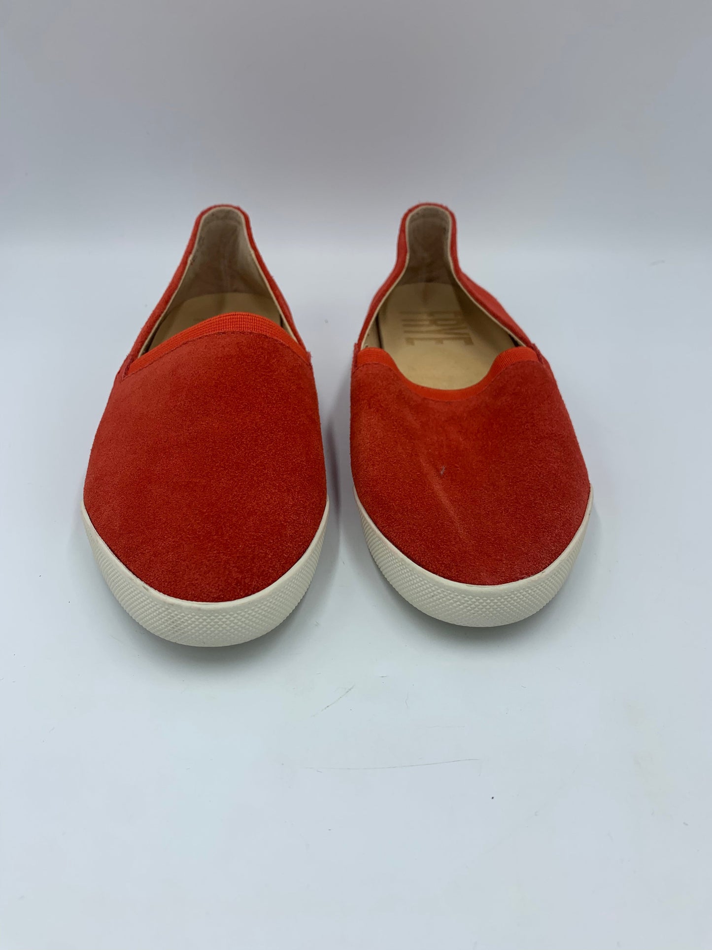 Orange Shoes Designer Frye, Size 7