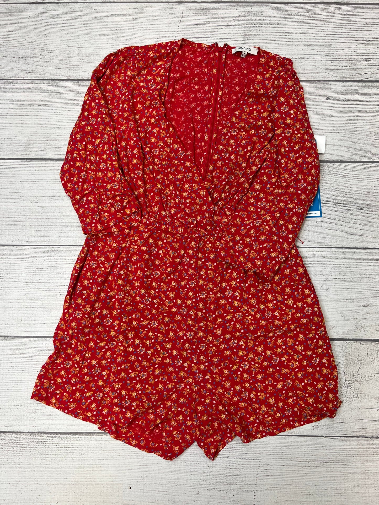 Red Dress Casual Short Madewell, Size M