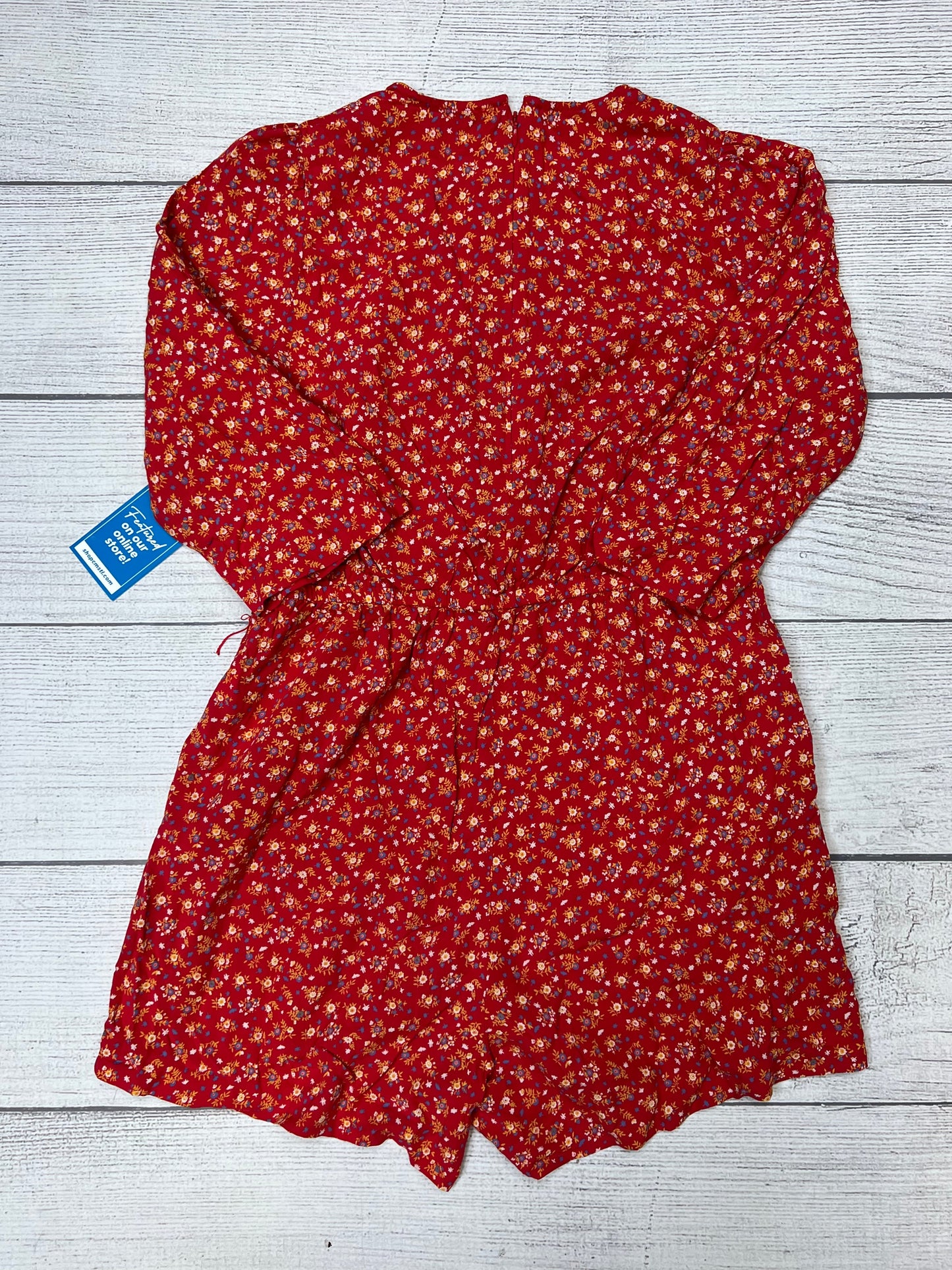 Red Dress Casual Short Madewell, Size M