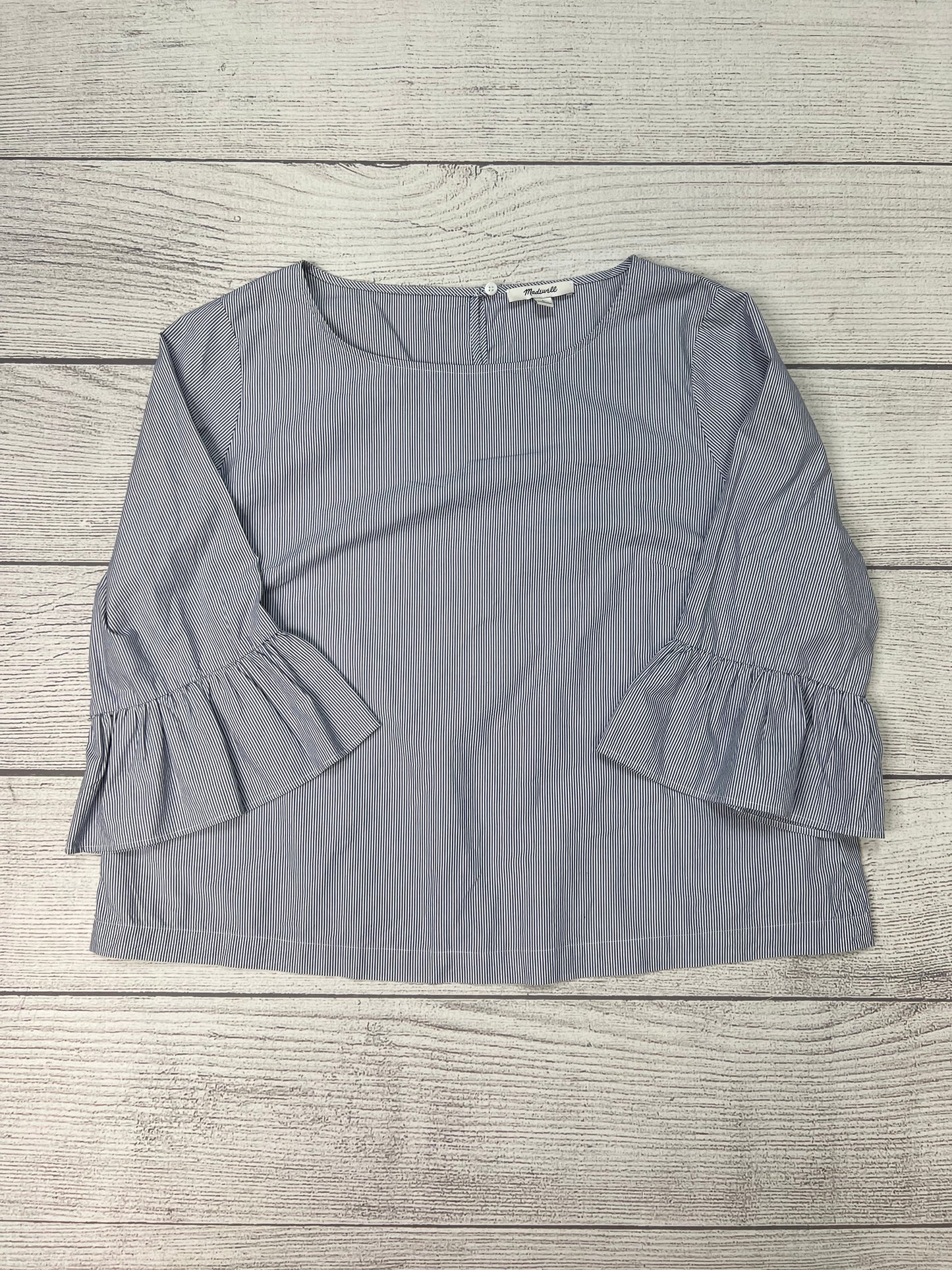 Striped Top 3/4 Sleeve Madewell, Size L