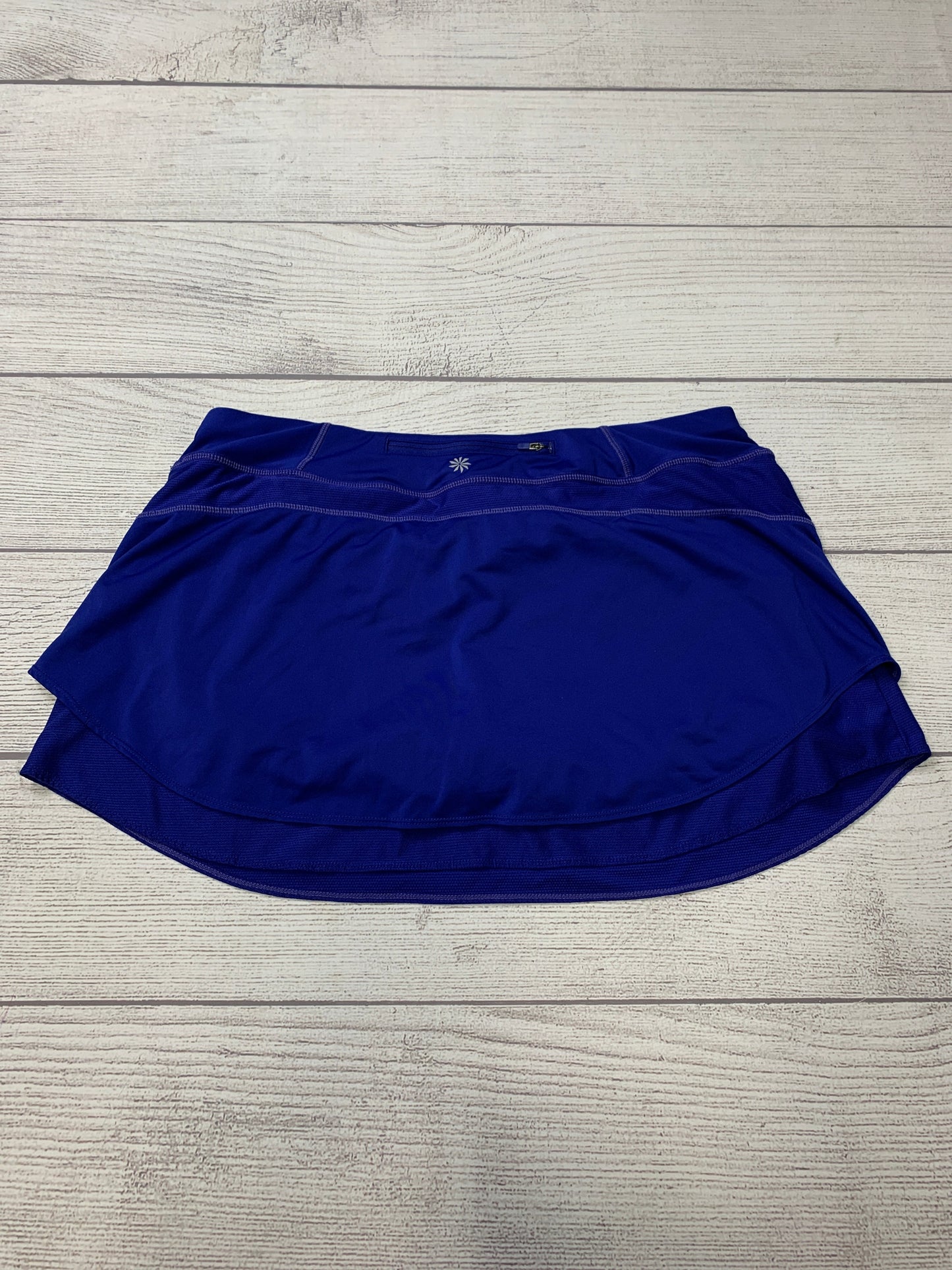 Blue Athletic Skirt Skort Athleta, Size Xl