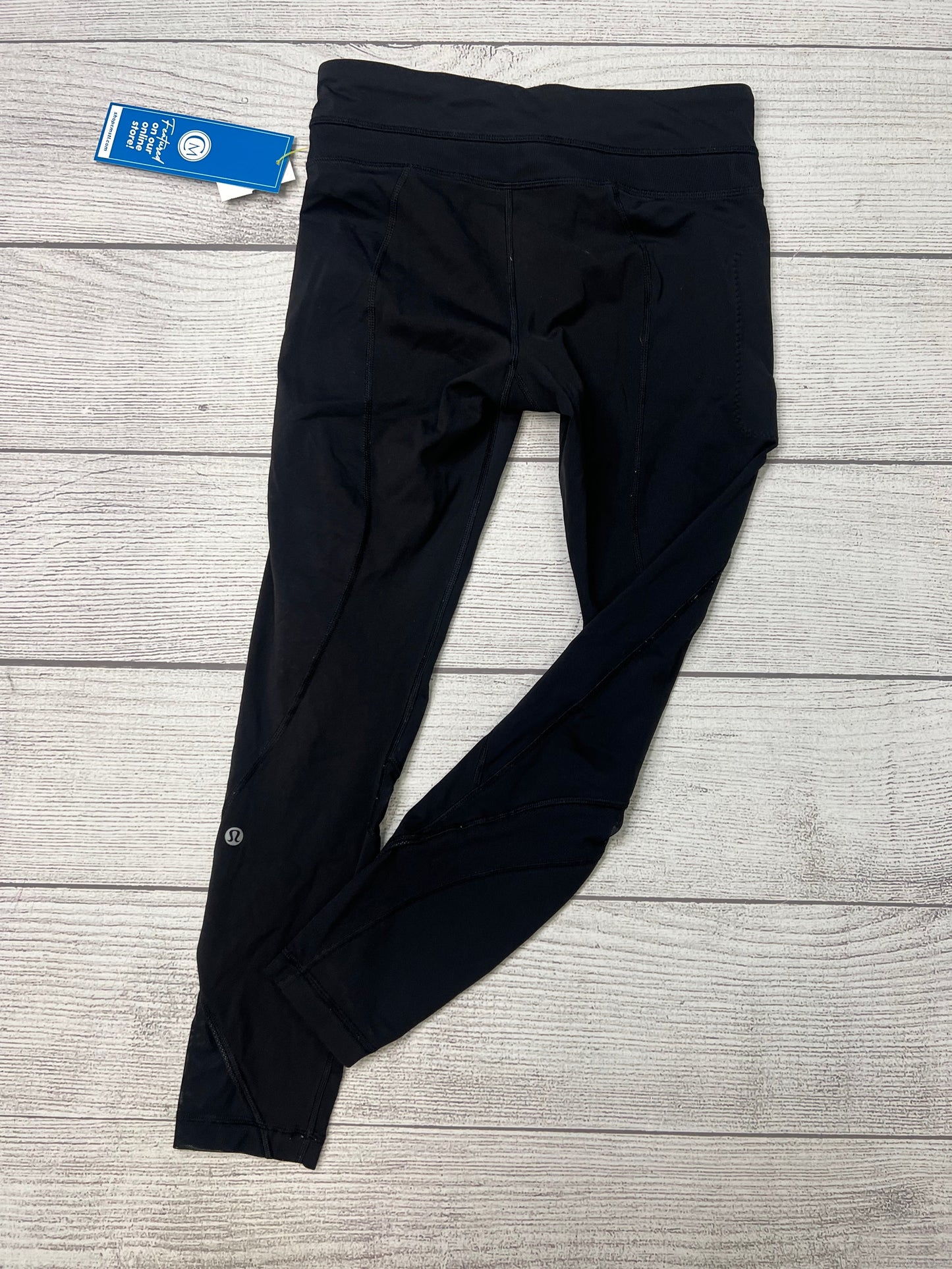 Black Athletic Leggings Lululemon, Size S