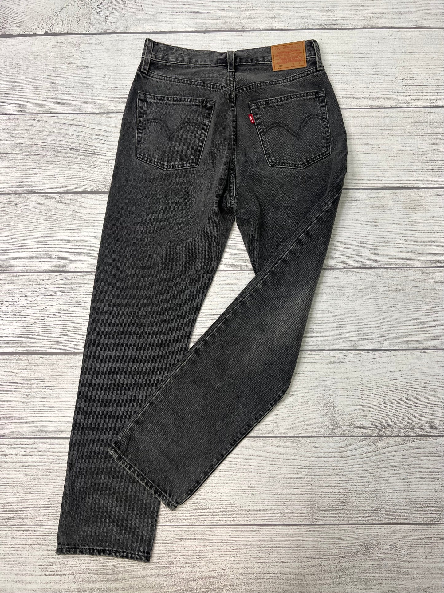 Black Jeans Straight Levis, Size 4