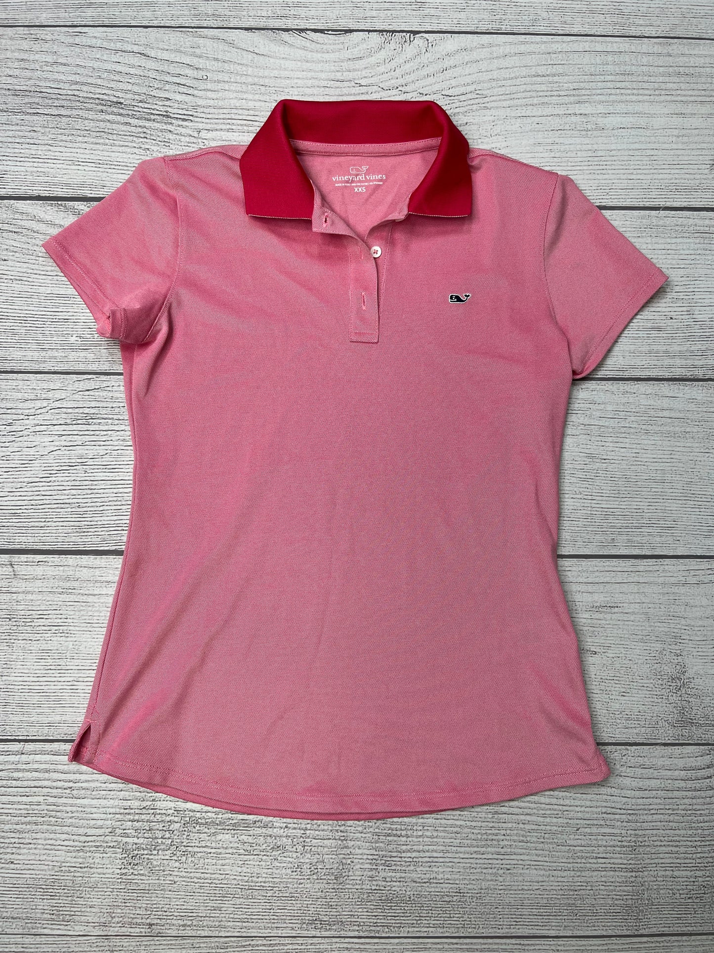 Pink Top Short Sleeve Vineyard Vines, Size Xxs