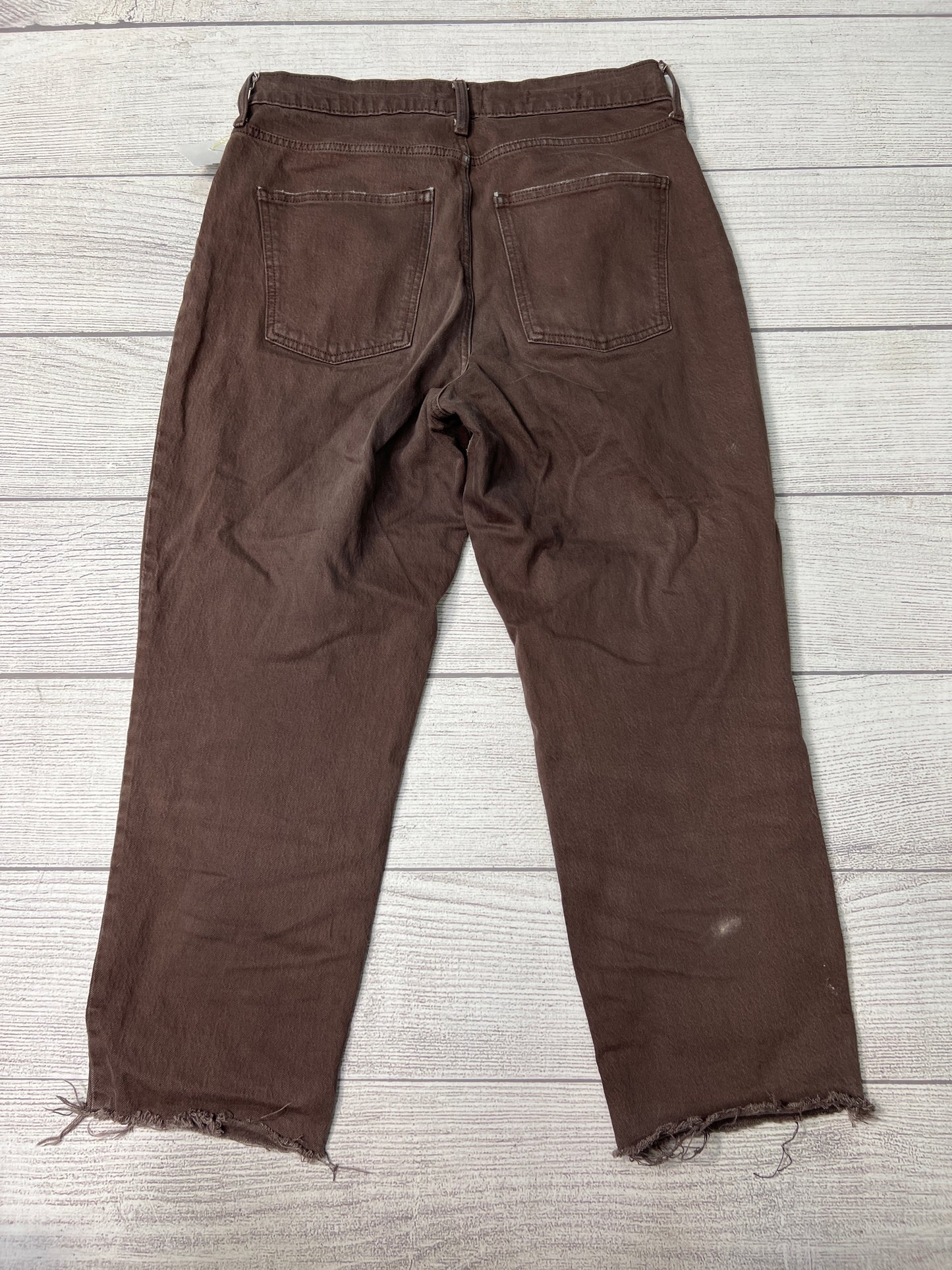 Jeans Straight By Universal Thread In Brown, Size: 10