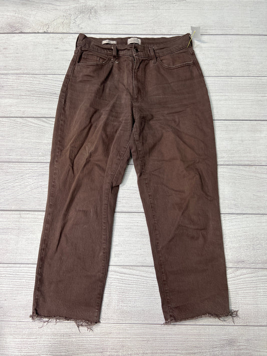 Jeans Straight By Universal Thread In Brown, Size: 10