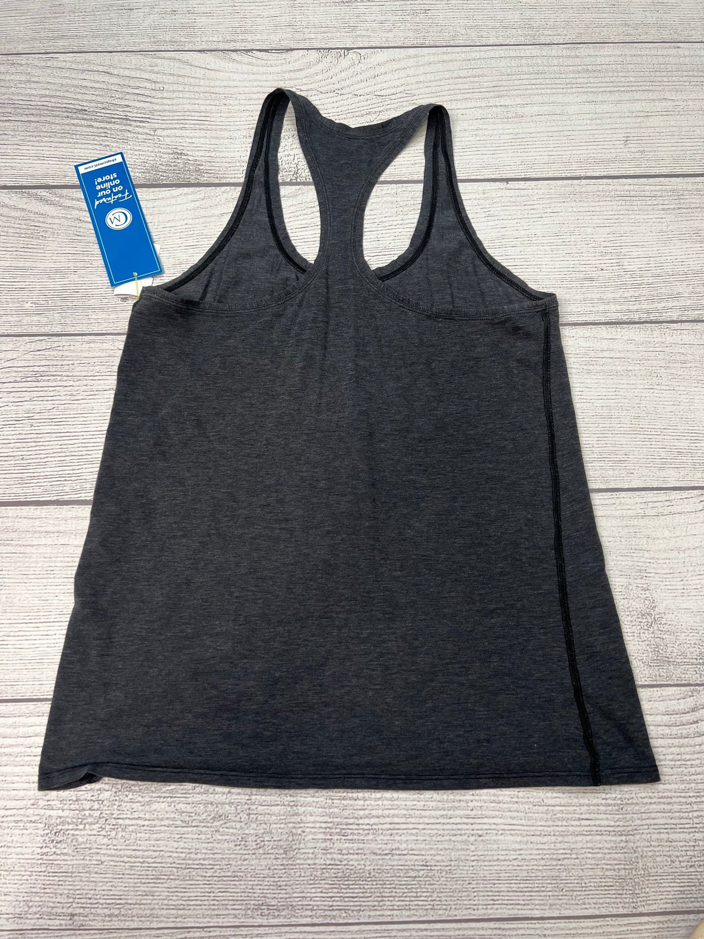 Athletic Tank Top By Lululemon In Grey, Size: M