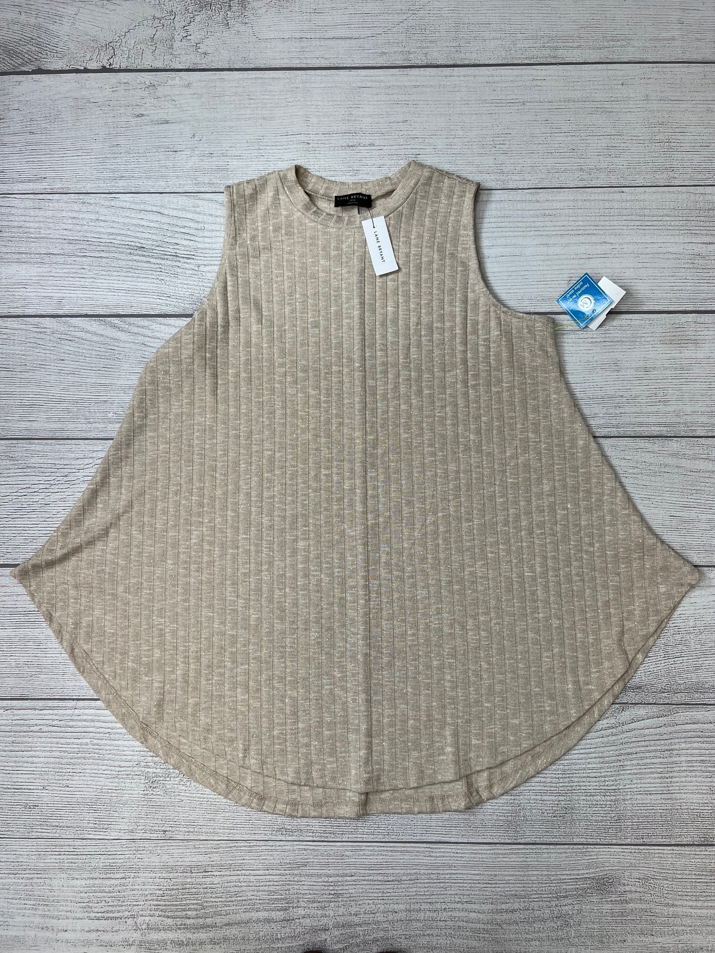 Top Sleeveless By Lane Bryant In Brown, Size: Xl