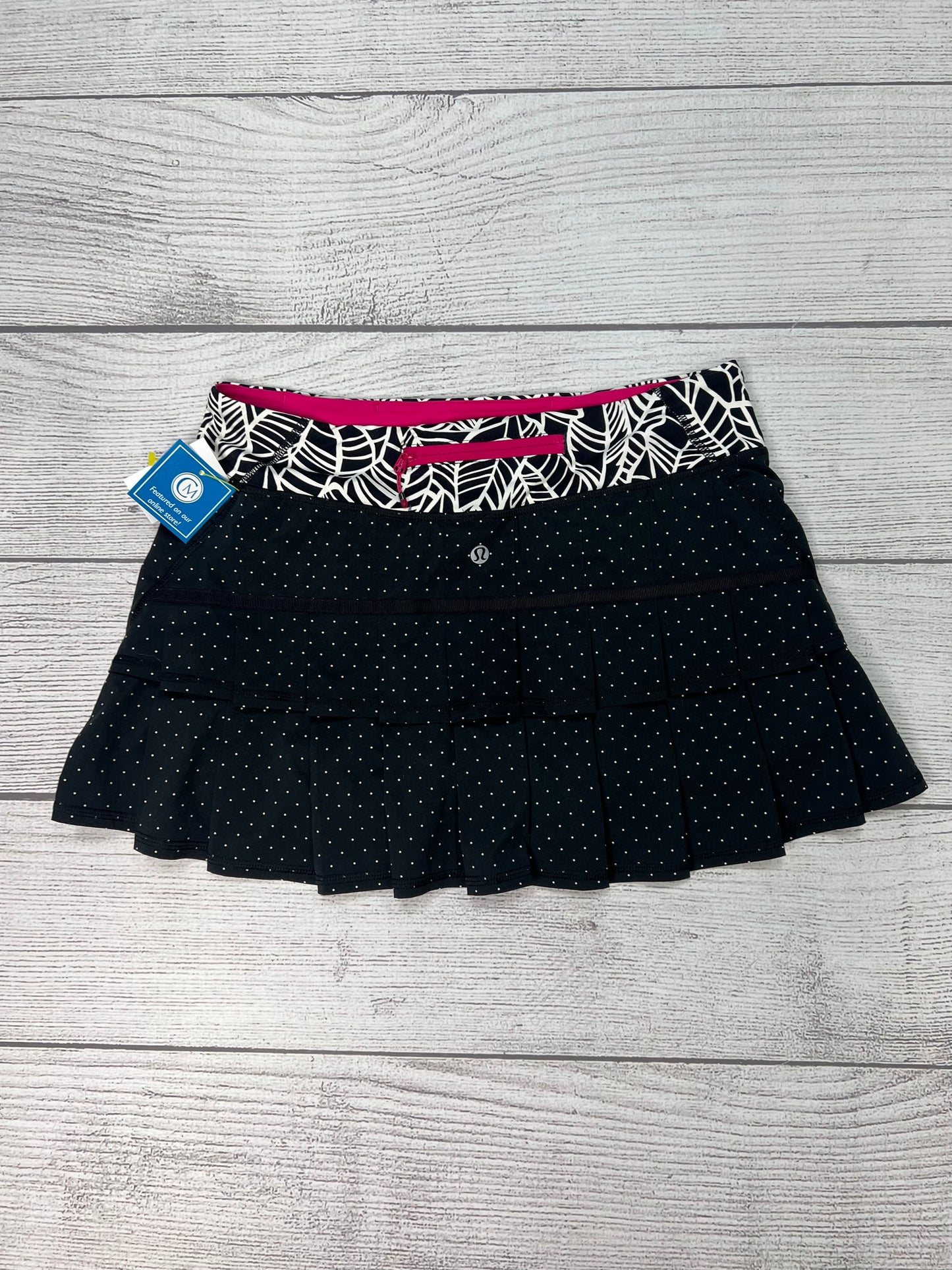 Athletic Skirt Skort By Lululemon In Polkadot, Size: S