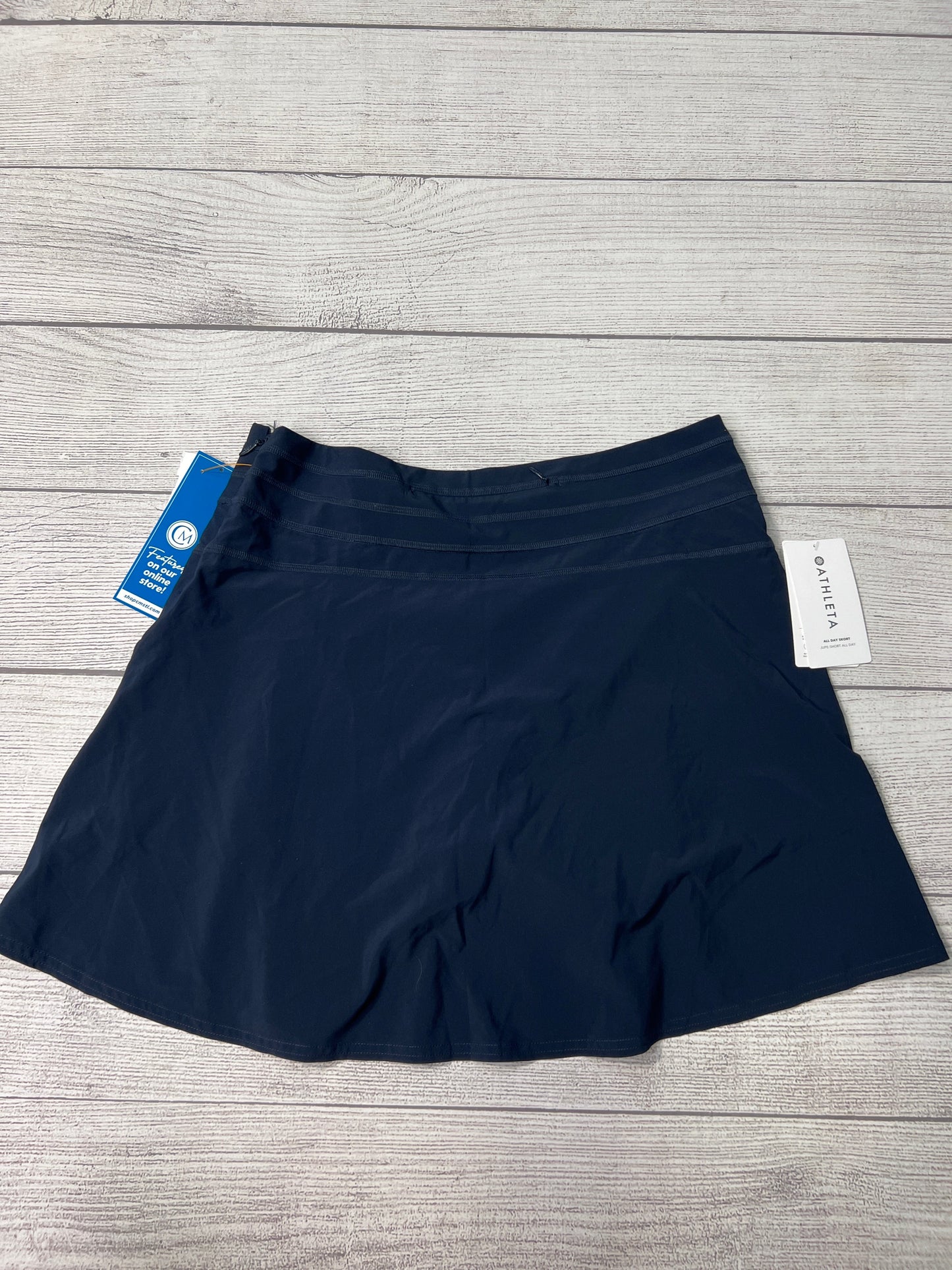 Athletic Skirt Skort By Athleta In Navy, Size: L