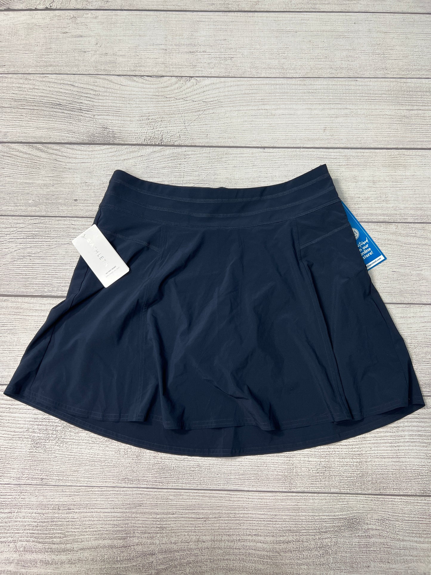 Athletic Skirt Skort By Athleta In Navy, Size: L