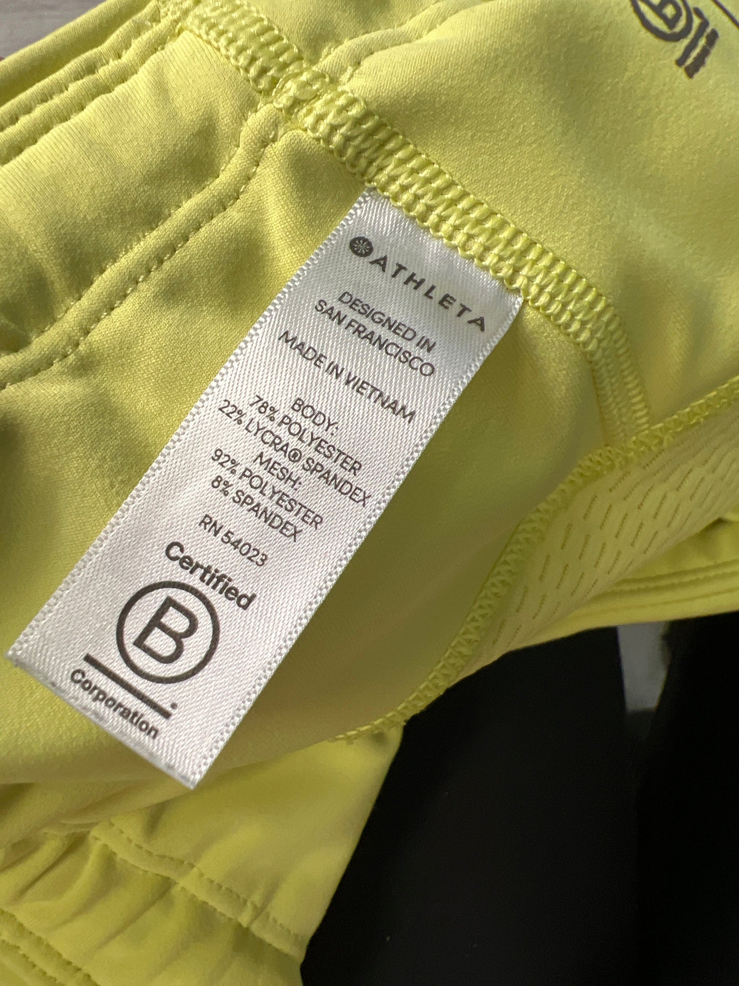 Athletic Capris By Athleta In Yellow, Size: L