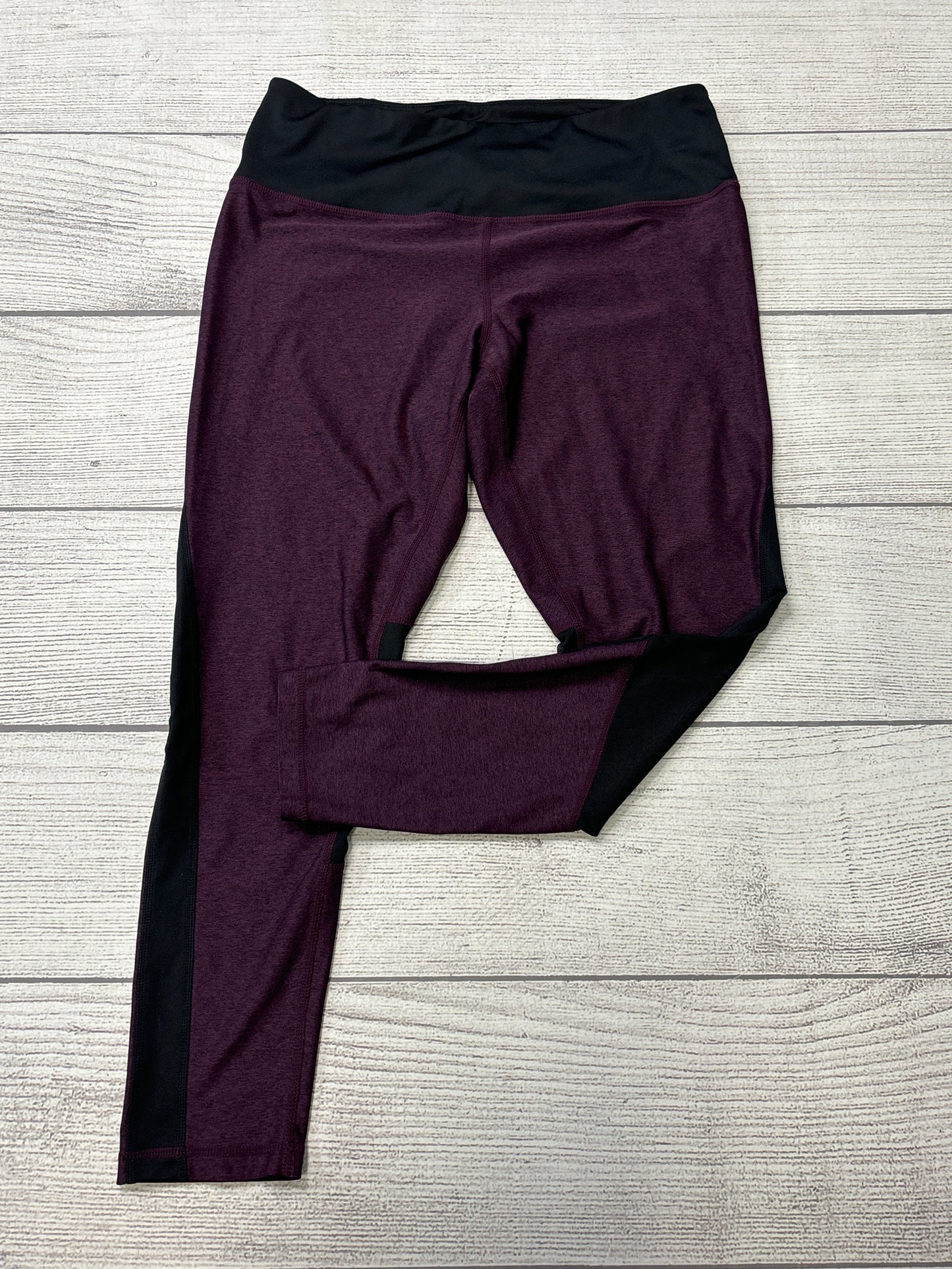 Athletic Leggings By Zella In Purple, Size: L