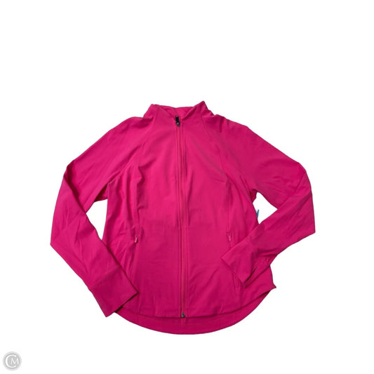 Athletic Jacket By Athleta In Pink, Size: Xl