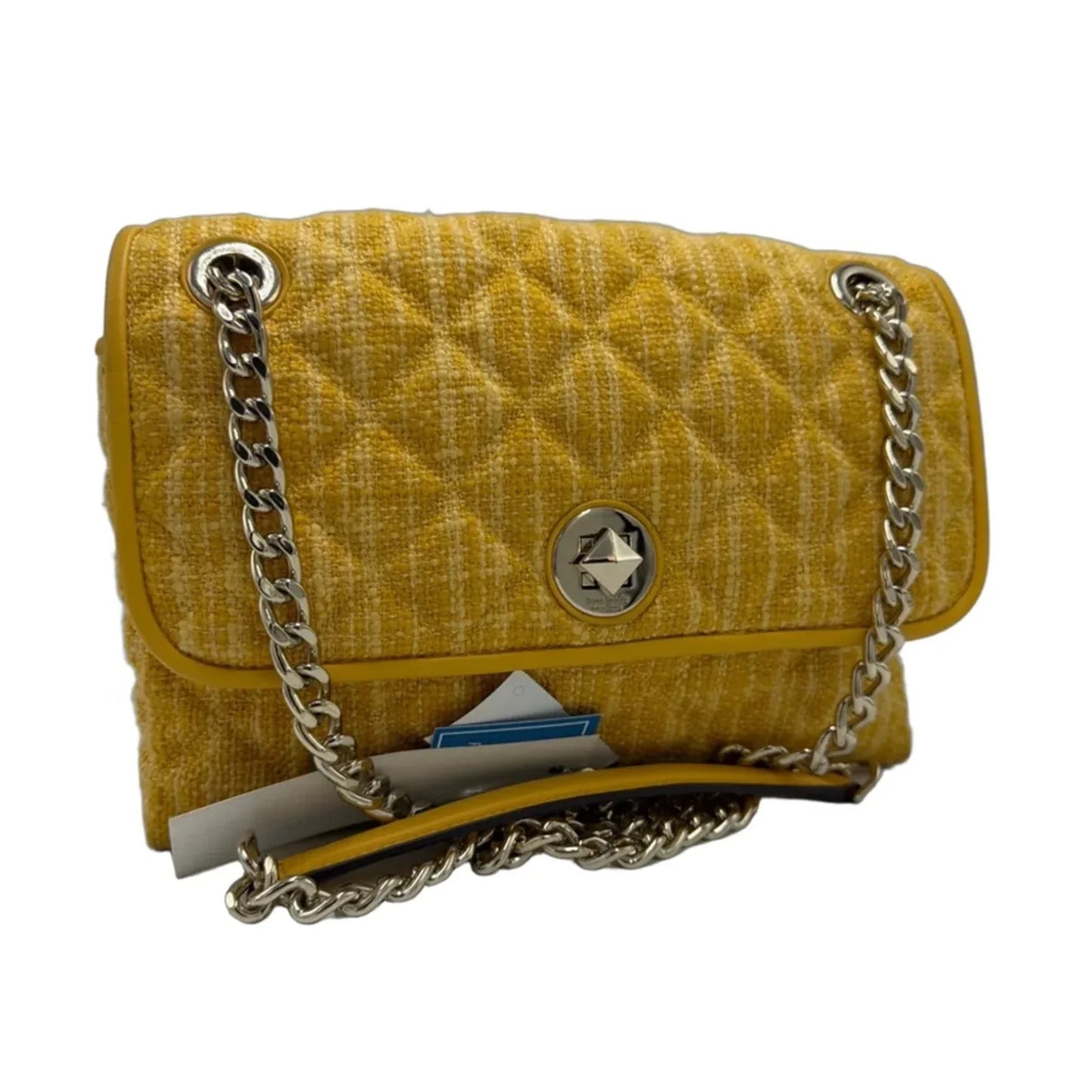 Kate Spade Natalia Tweed Flap Designer Handbag